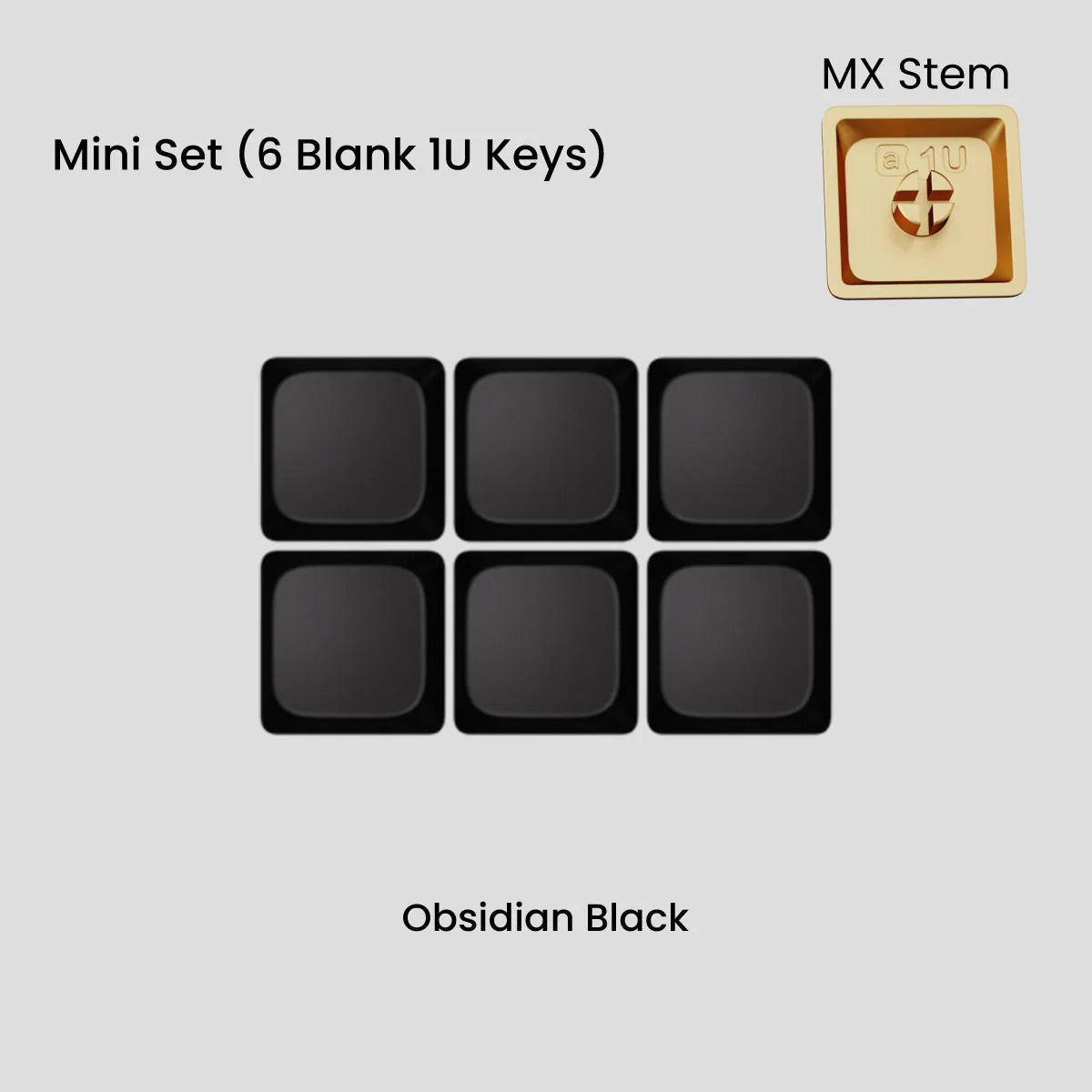 Awekeys Air Low Profile Metal Keycaps - Cherry MX