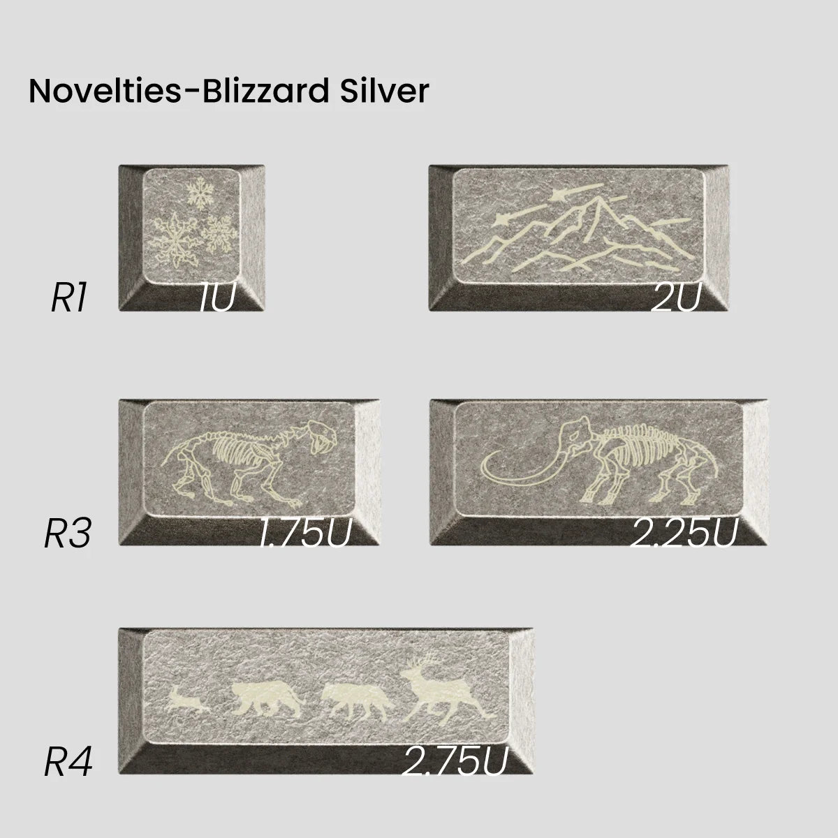 Awekeys Metal Keys - Wild Ice