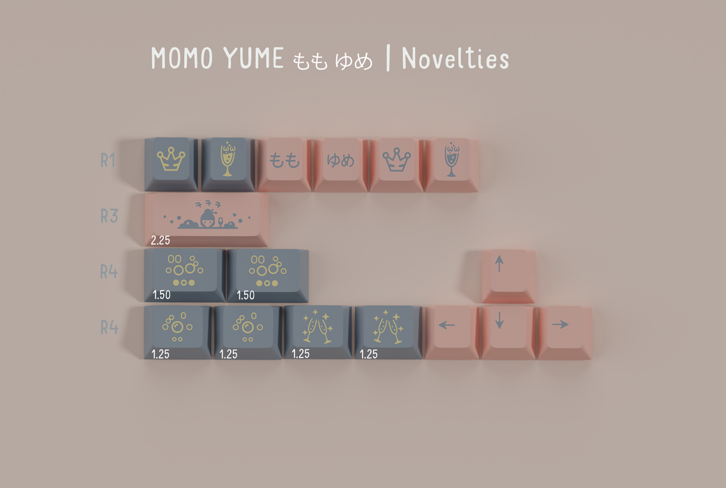 GMK CYL Momo Yume Keycaps