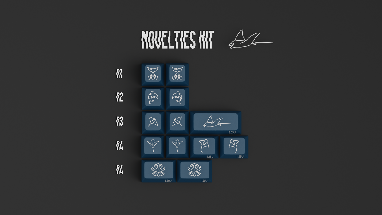 GMK Manta Keycaps