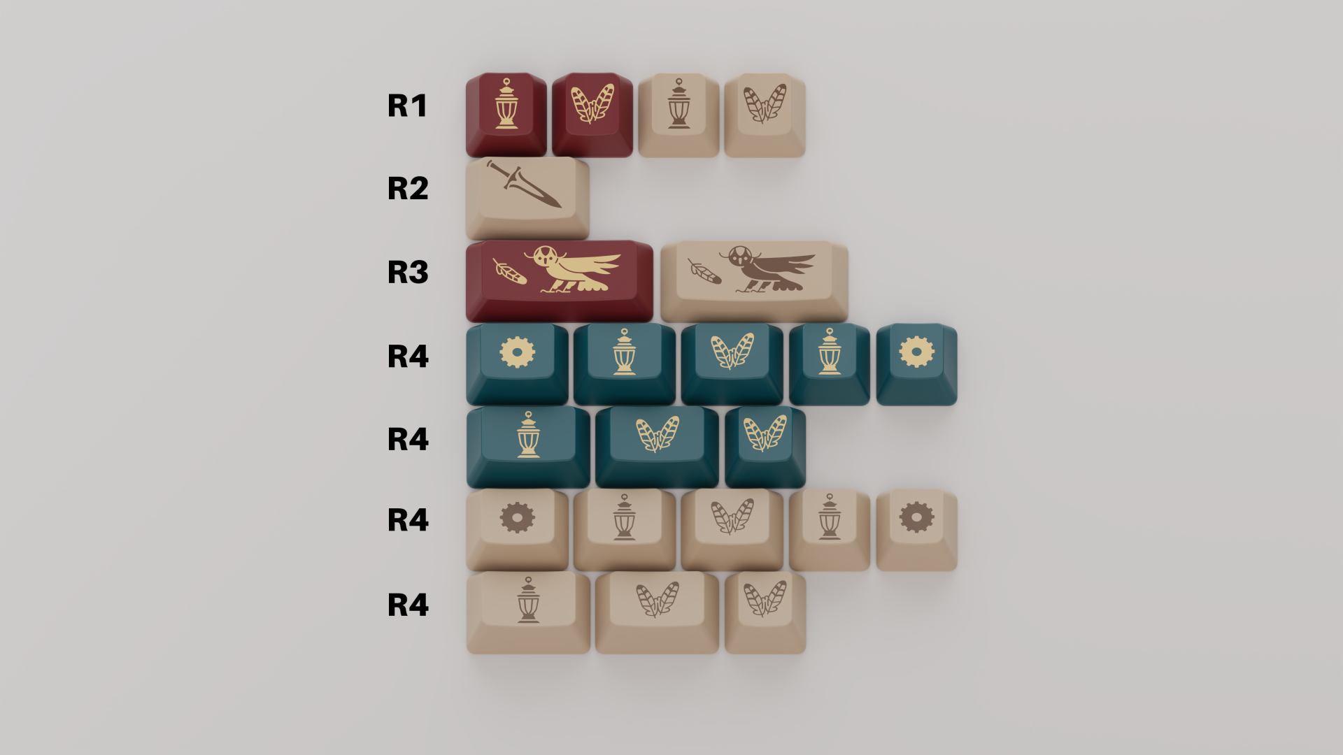 DCS Guardian Keycaps