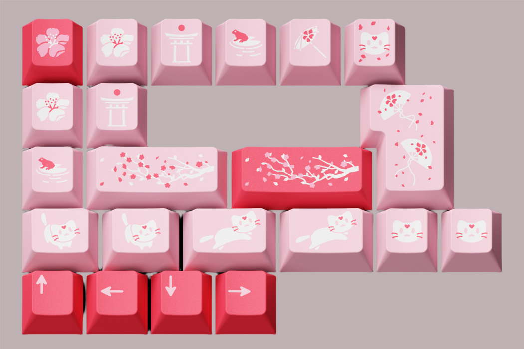 GMK Hazakura Keycaps