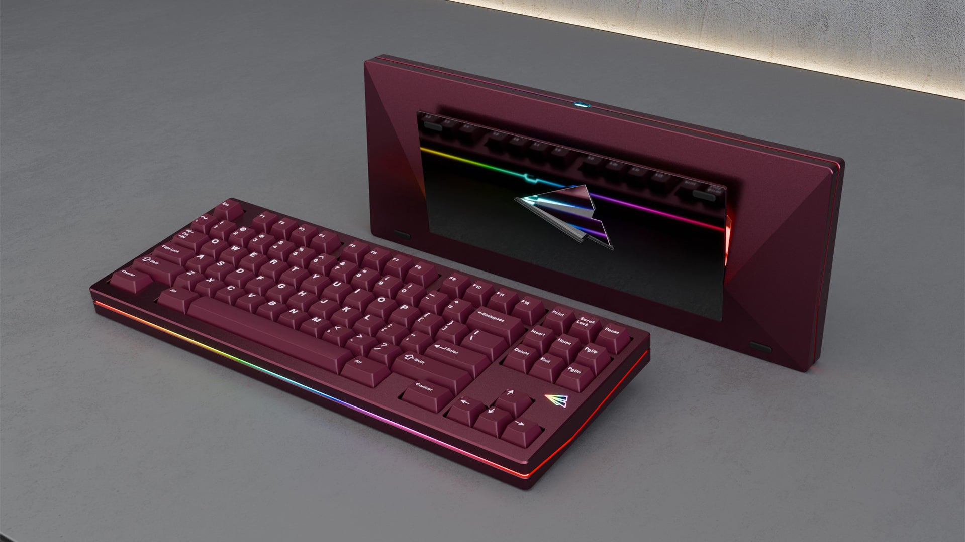 Paper80 自作キーボード Paper80 Keyboard - Wine [Group Buy]