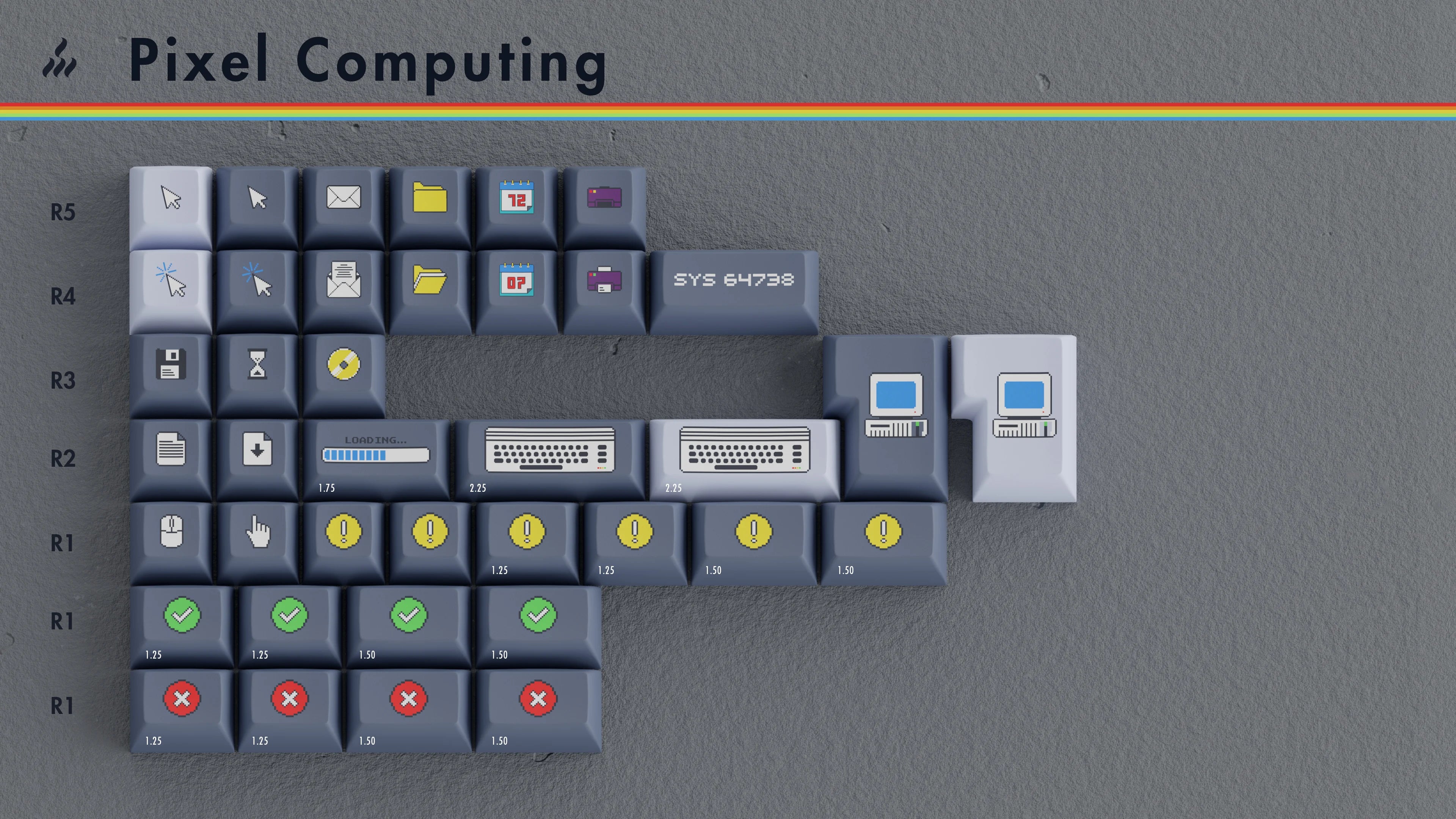 KAT Retrobytes Keycaps