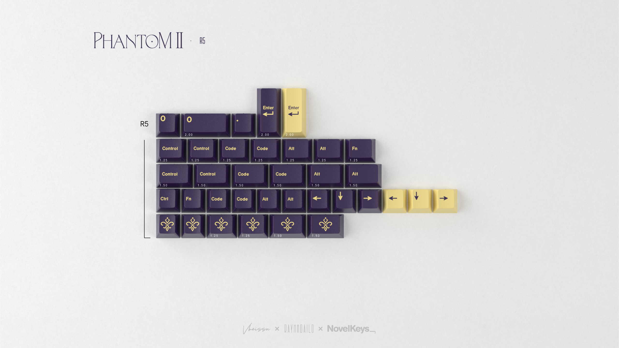 GMK CYL Phantom R2 Keycaps [Group Buy]