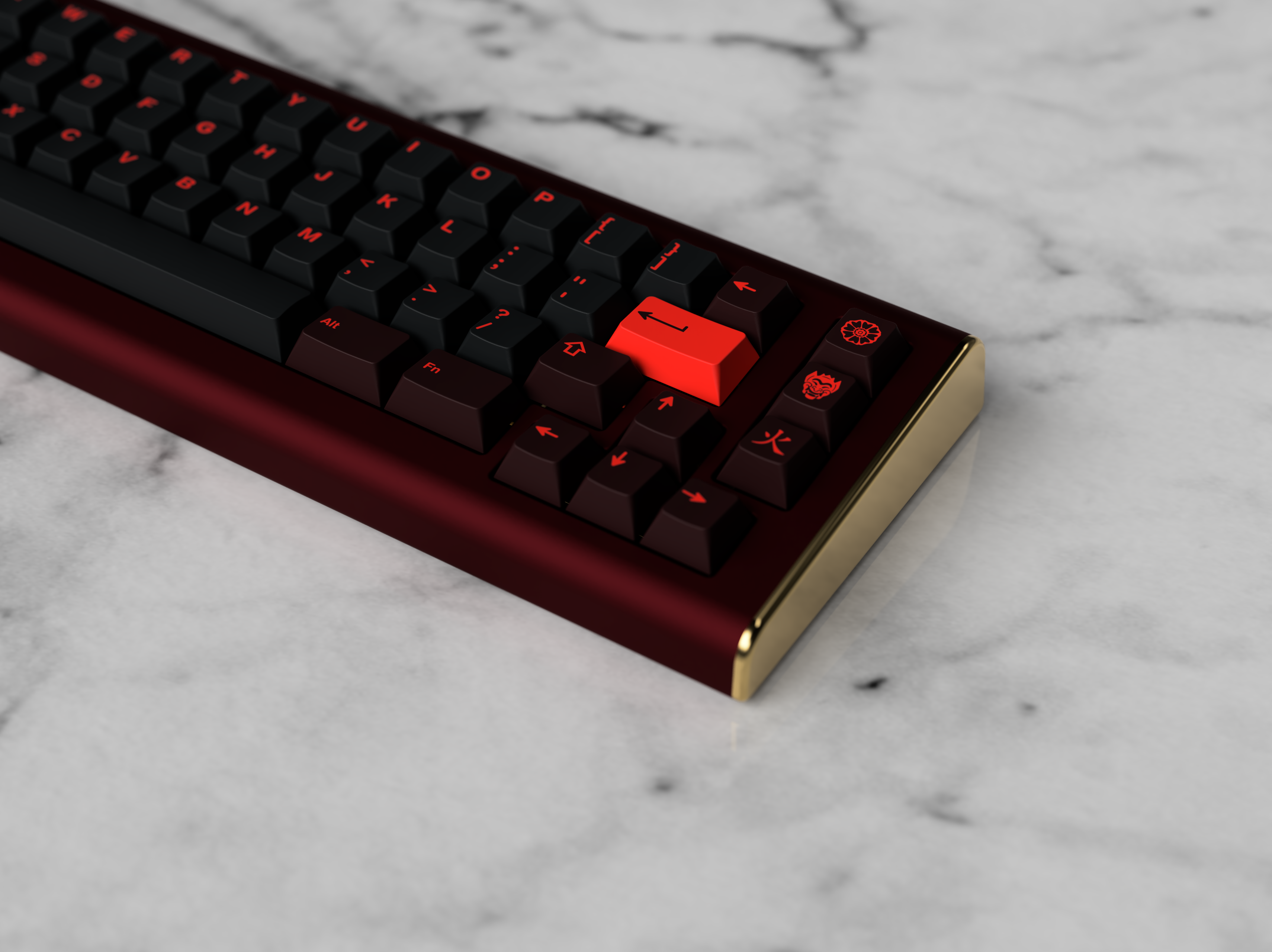 GMK CYL Red Dragon Keycaps