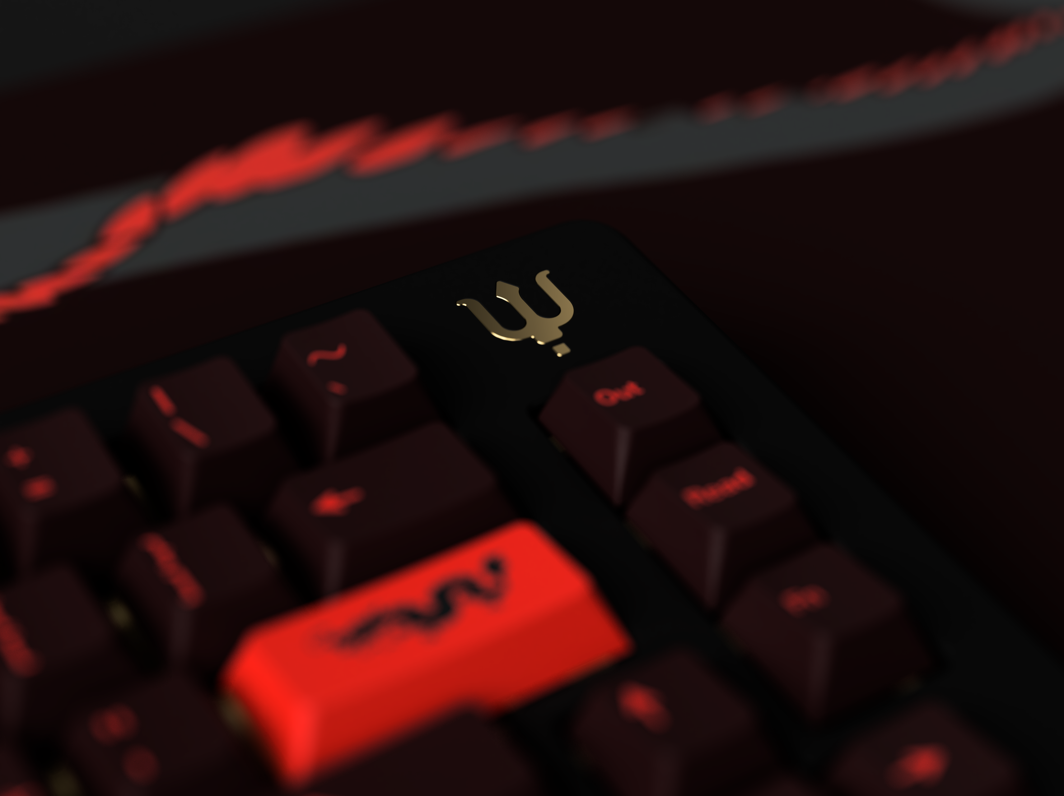 GMK CYL Red Dragon Keycaps