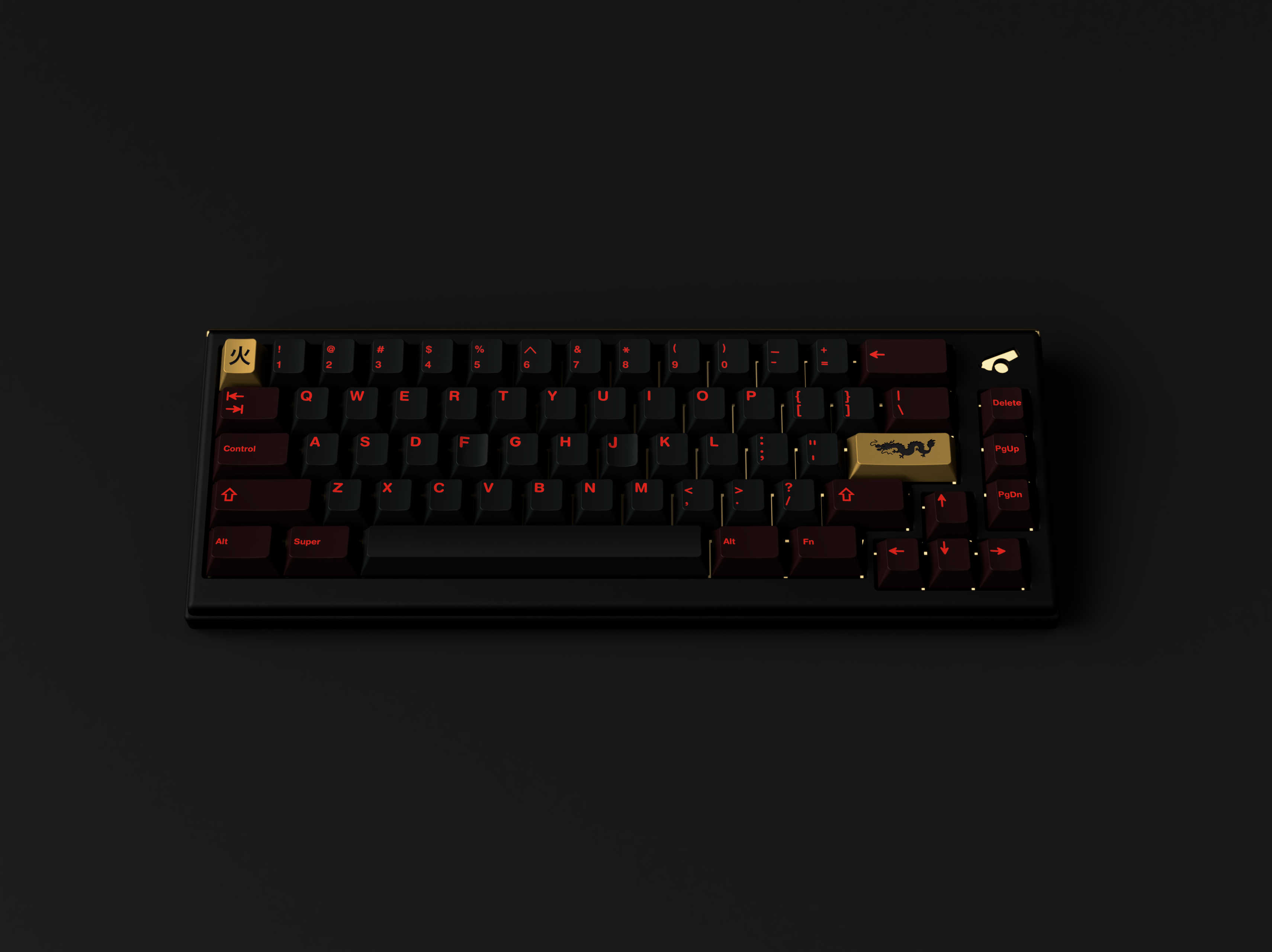 GMK CYL Red Dragon Keycaps