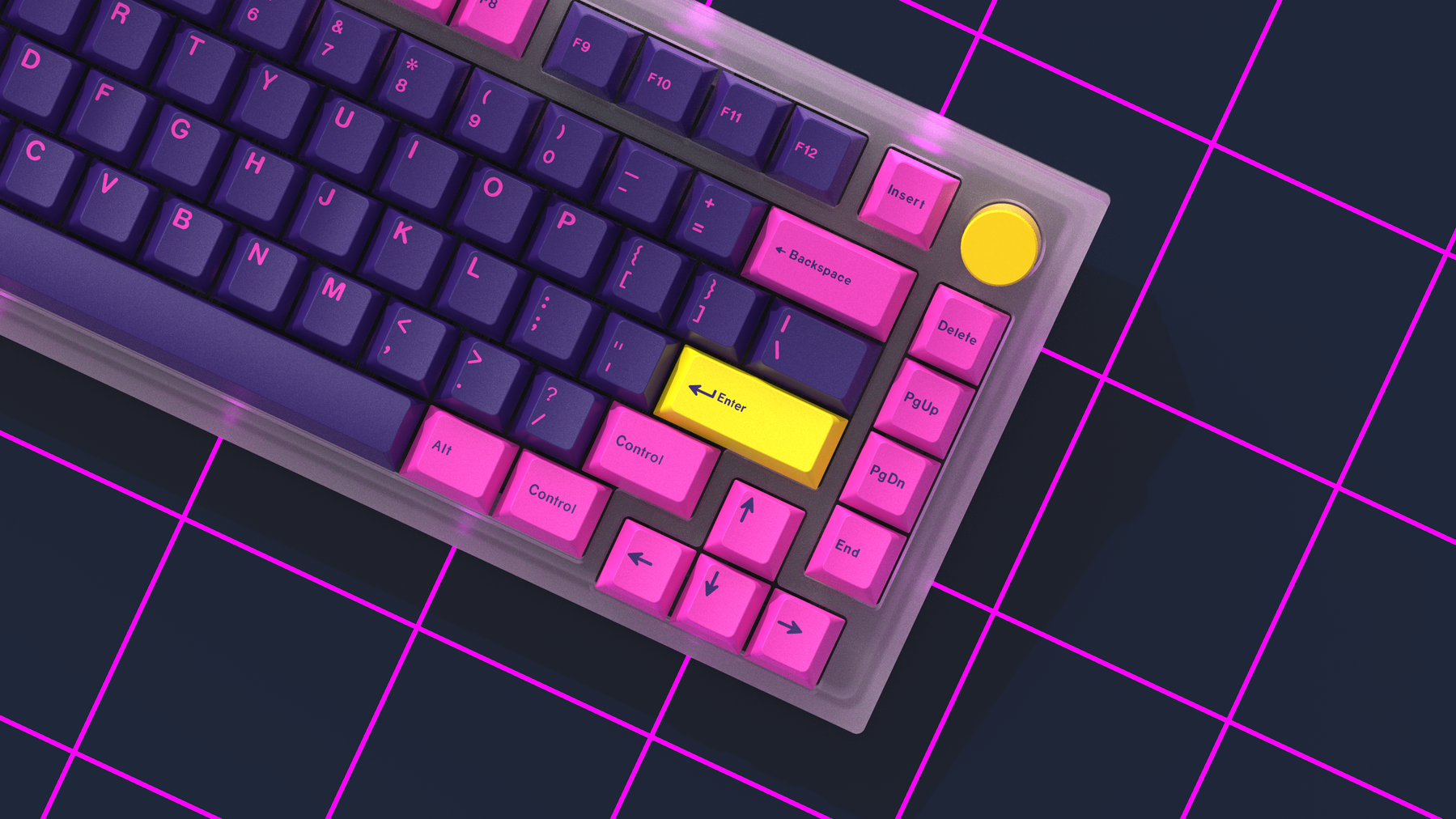 GMK CYL Retrowave Keycaps