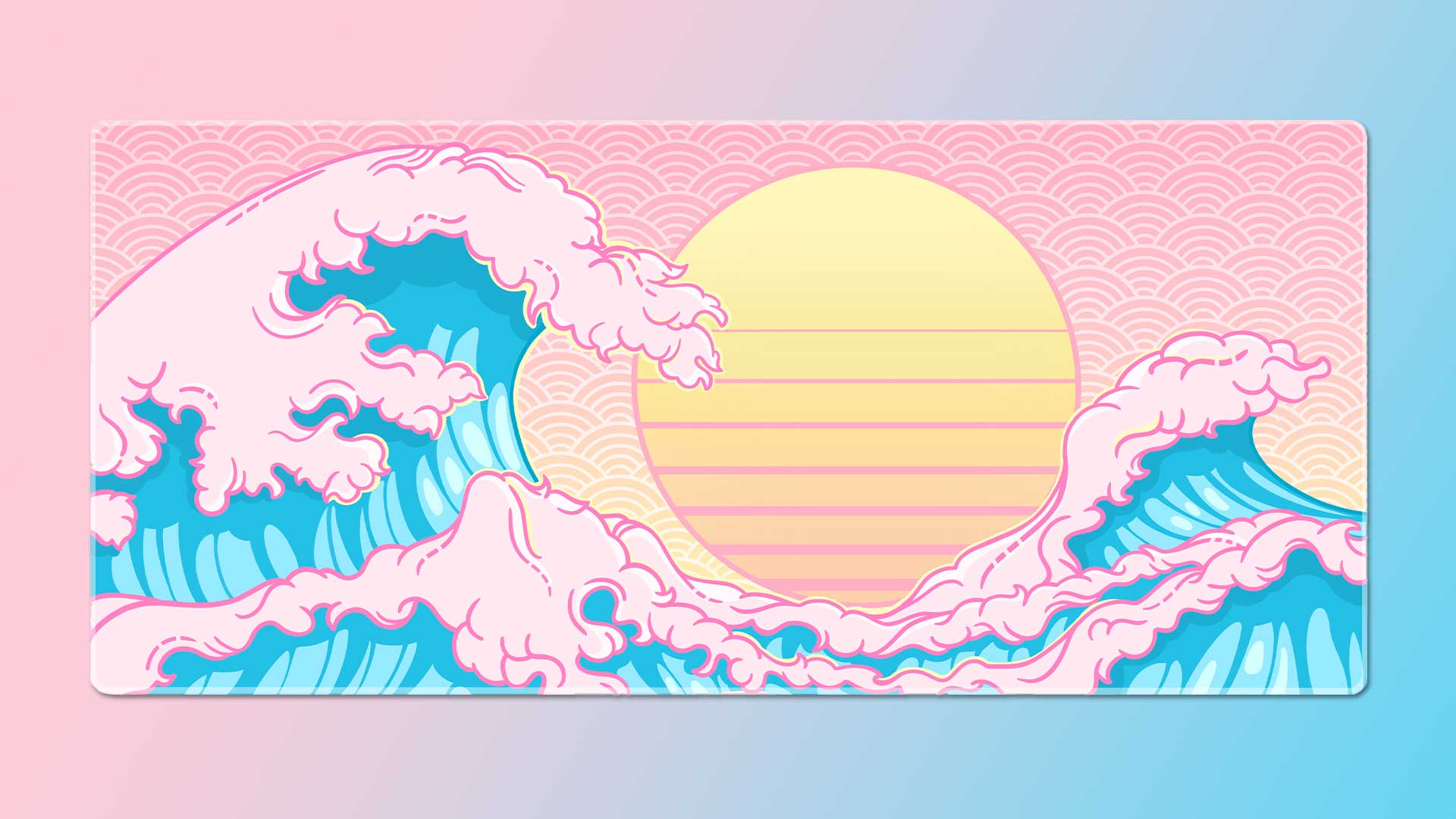 Deskmat - Great Retro Wave [Group Buy]