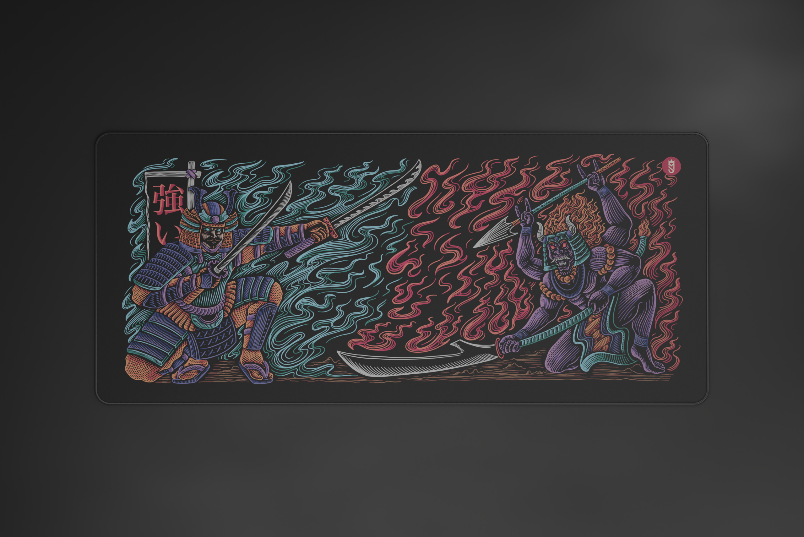 Deskmat - Samurai Tai Aku