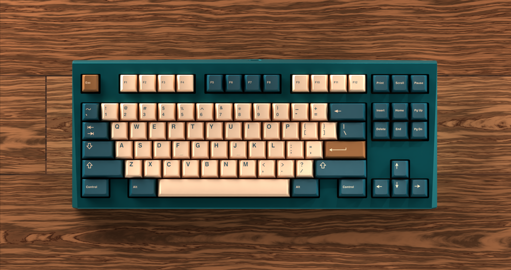 GMK CYL Earth Tones Keycaps