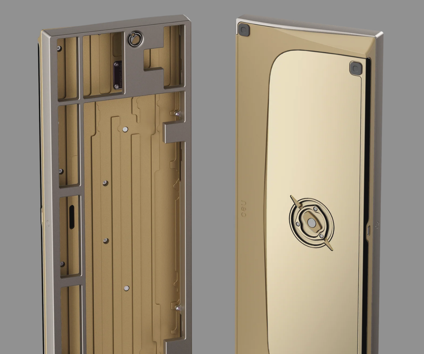 Neo80 Cu WKL Brass Bottom Keyboard
