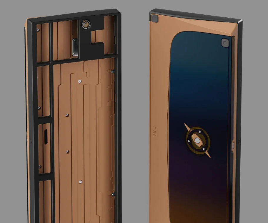 Neo80 Cu Copper Bottom WK Keyboard