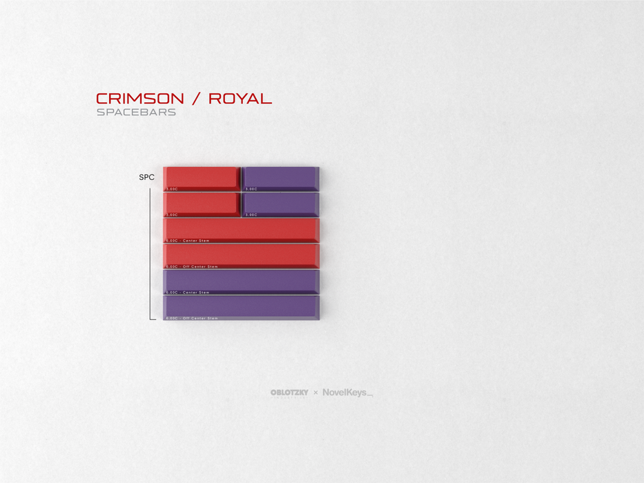 CYL Crimson / Royal Cadet Keyset [Group Buy]