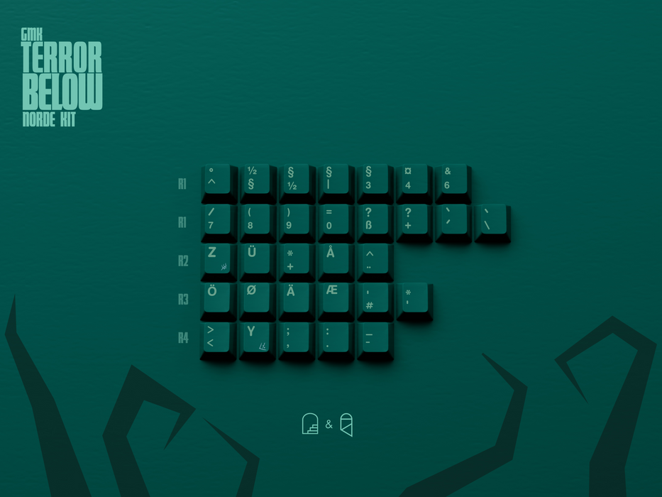 GMK Terror Below Keycaps
