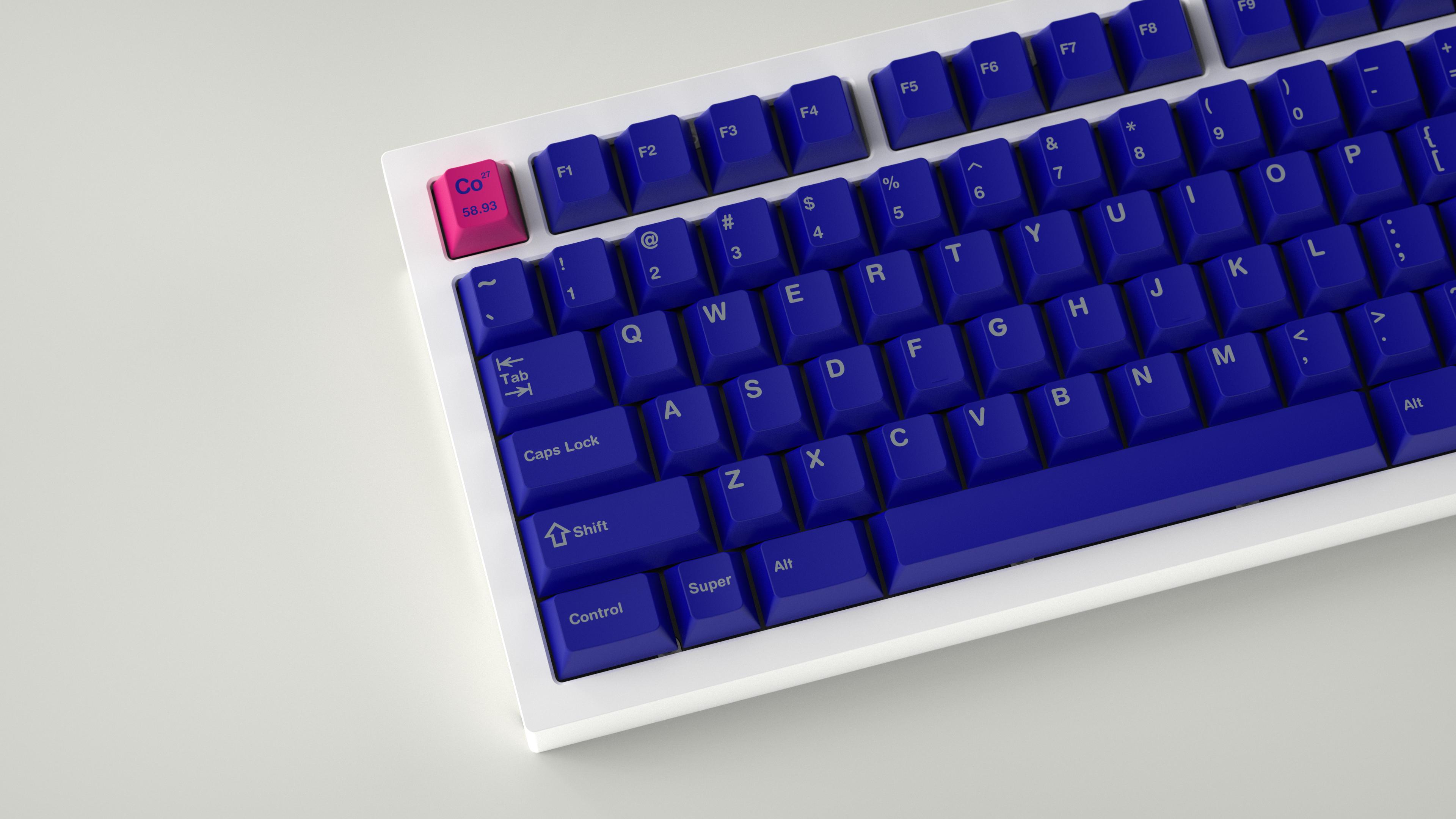 GMK CYL Cobalt Keycaps