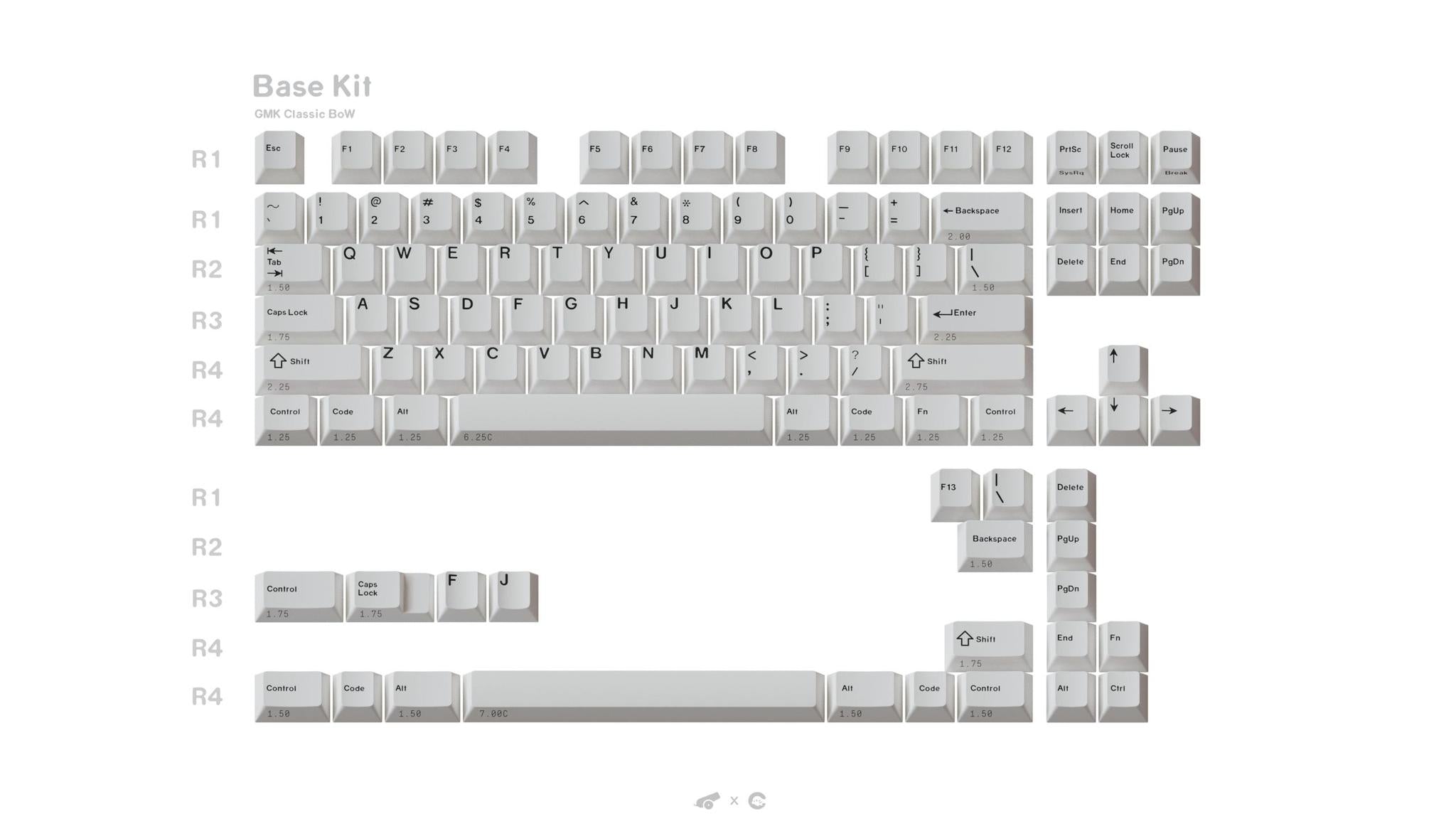 GMK CYL Classic BoW Keycaps