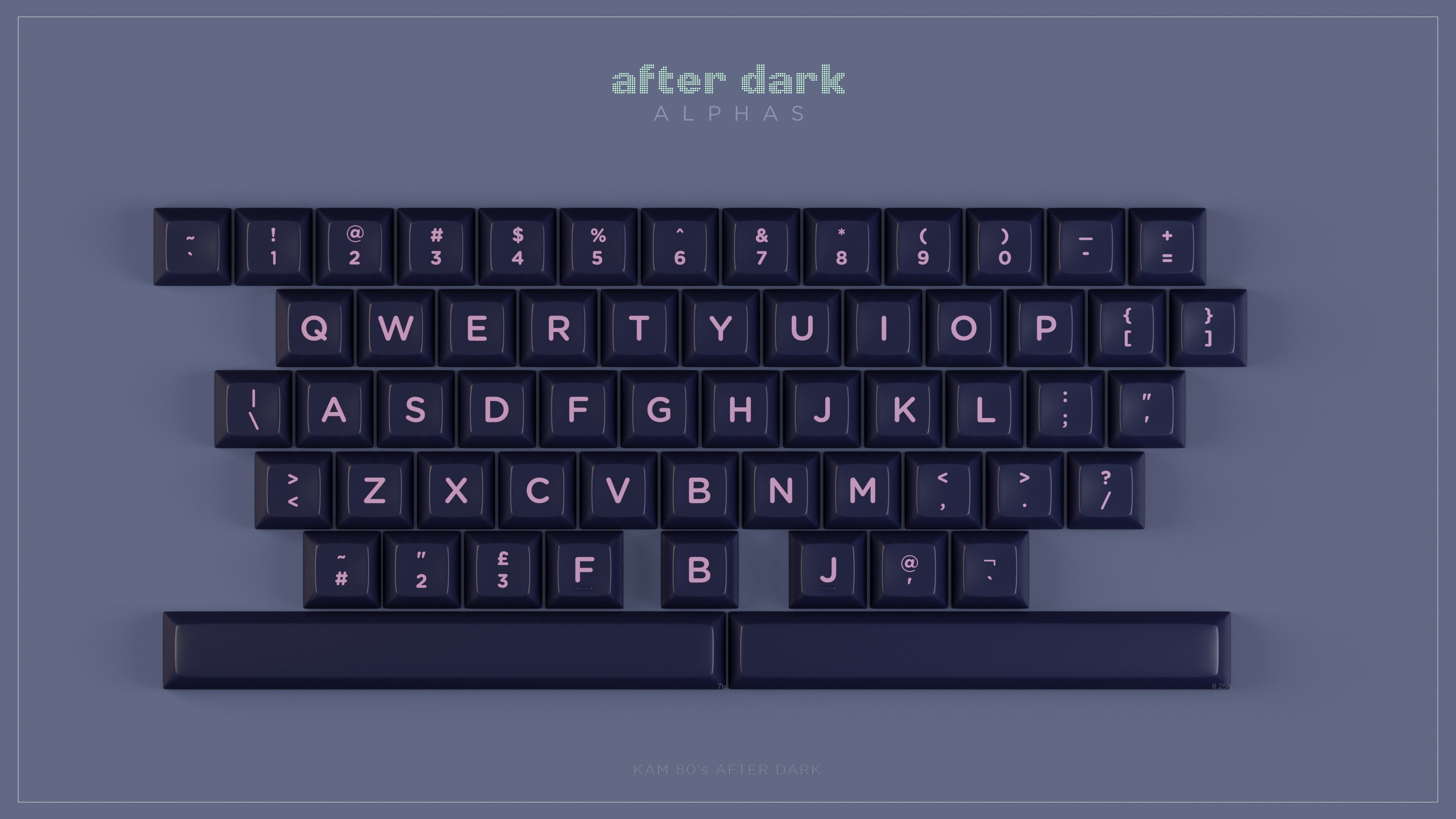 KAM 80s After Dark Keycaps