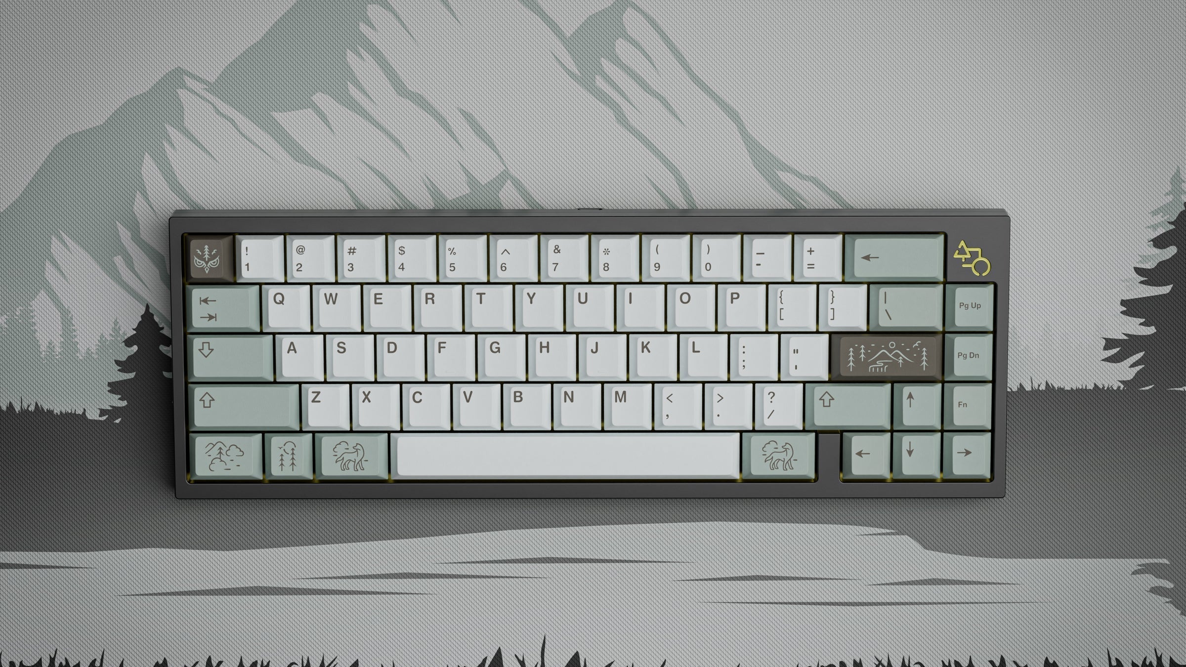 GMK CYL November Fog Keycaps