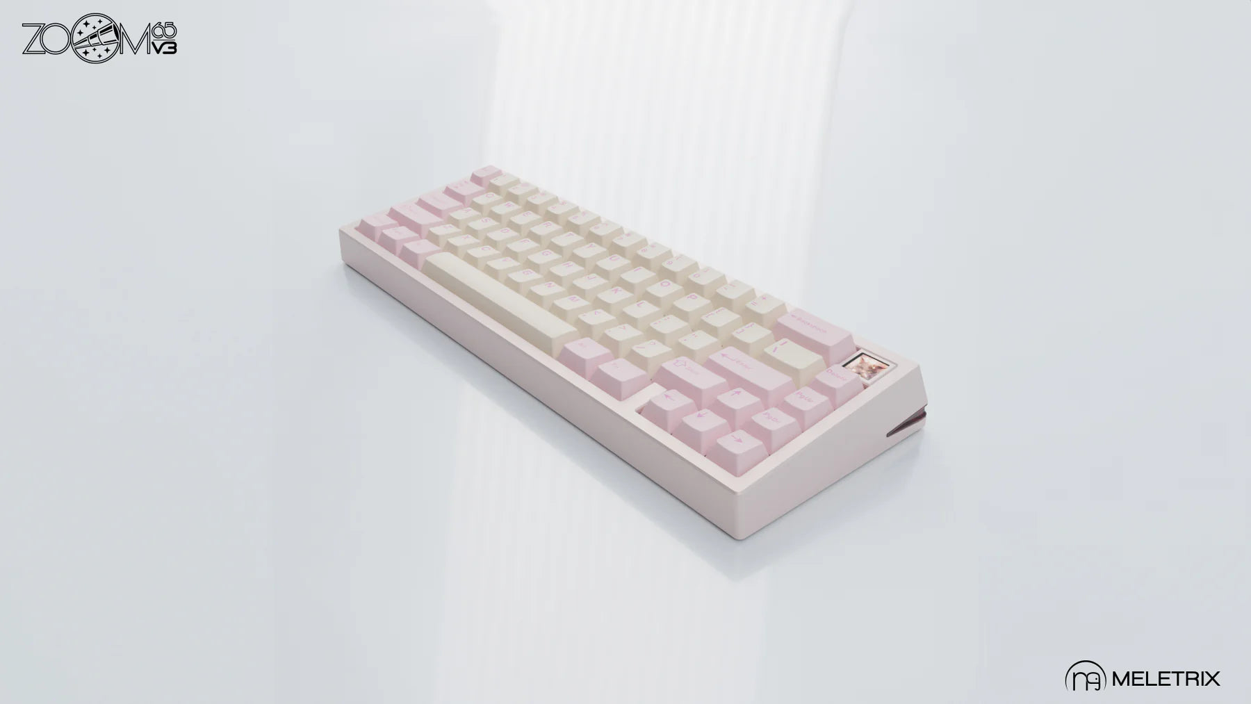 Zoom65 V3 Keyboard - Strawberry Icecream [Group Buy]