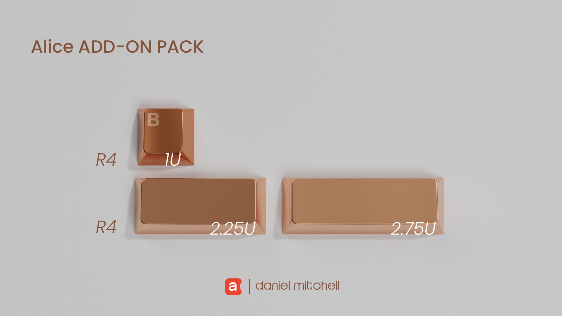 Awekeys Copper Eagle Keycaps