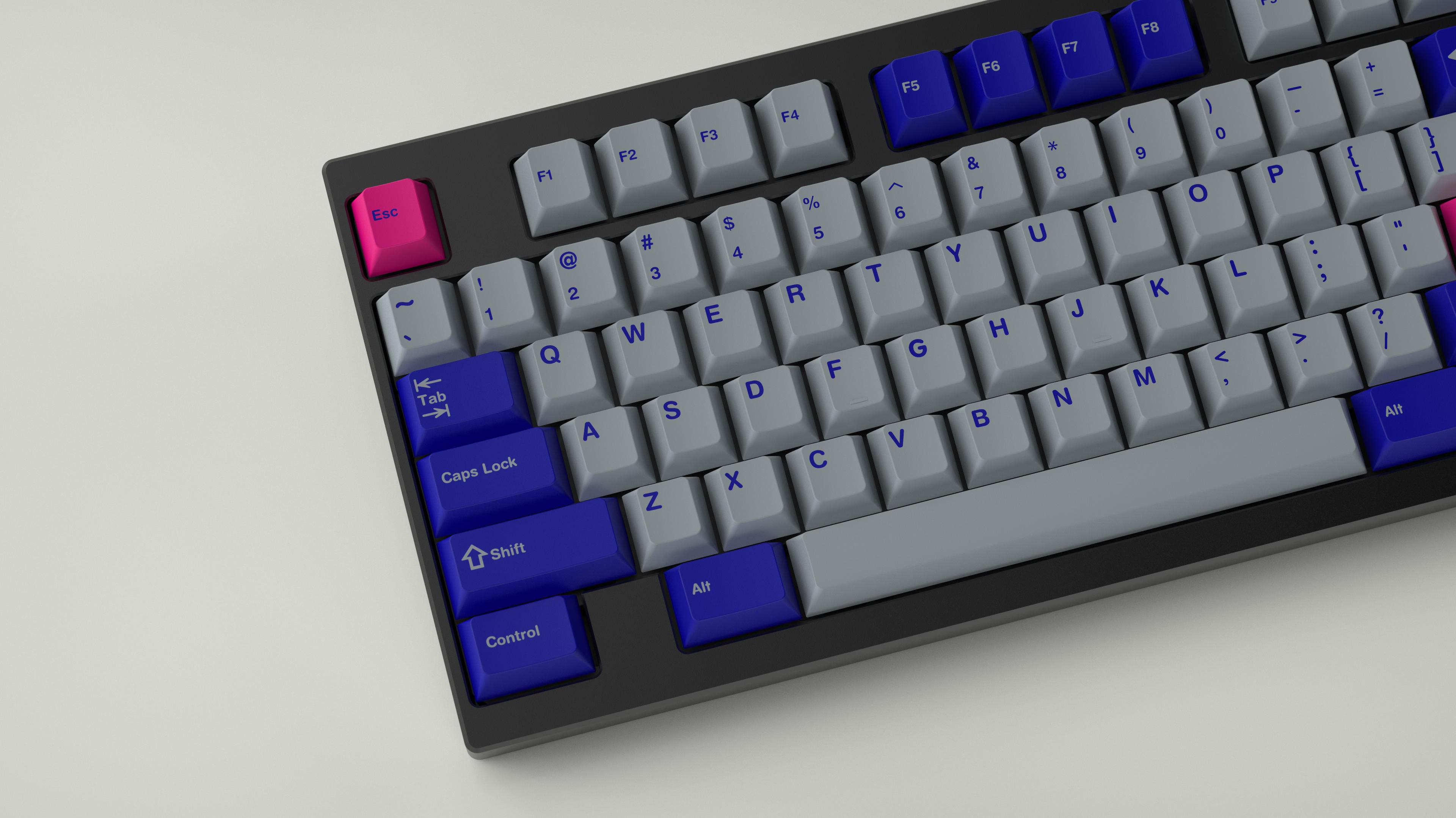 GMK CYL Cobalt Keycaps