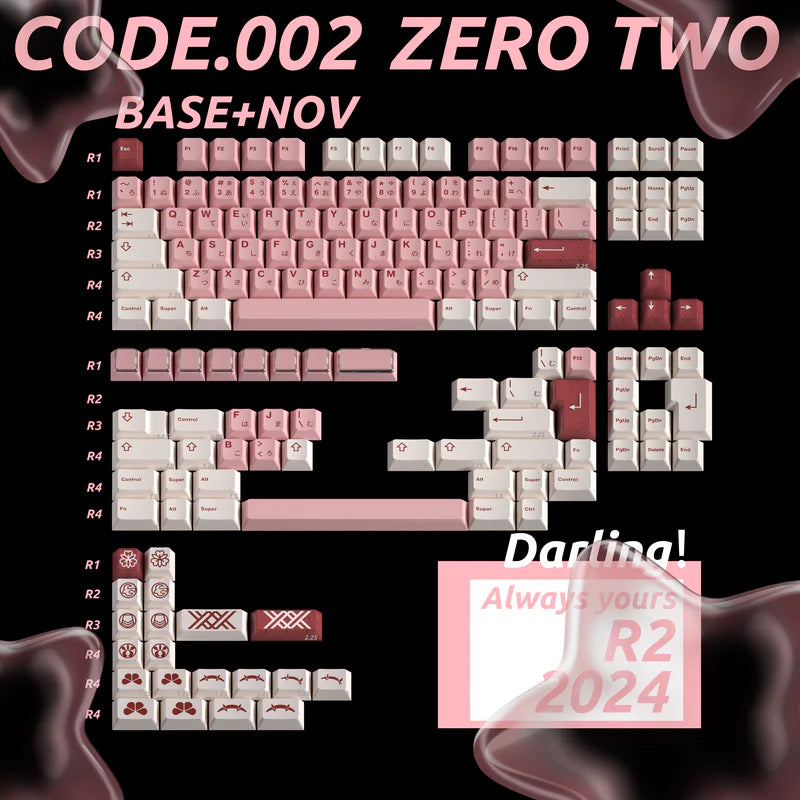 MW Zero Two 02 R2 Keycaps