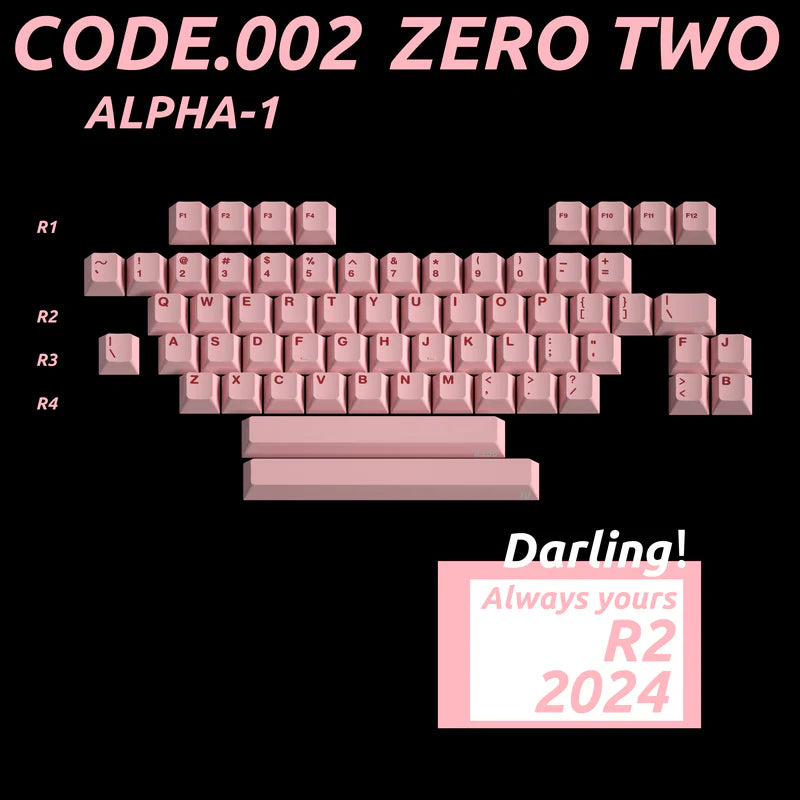 MW Zero Two 02 R2 Keycaps