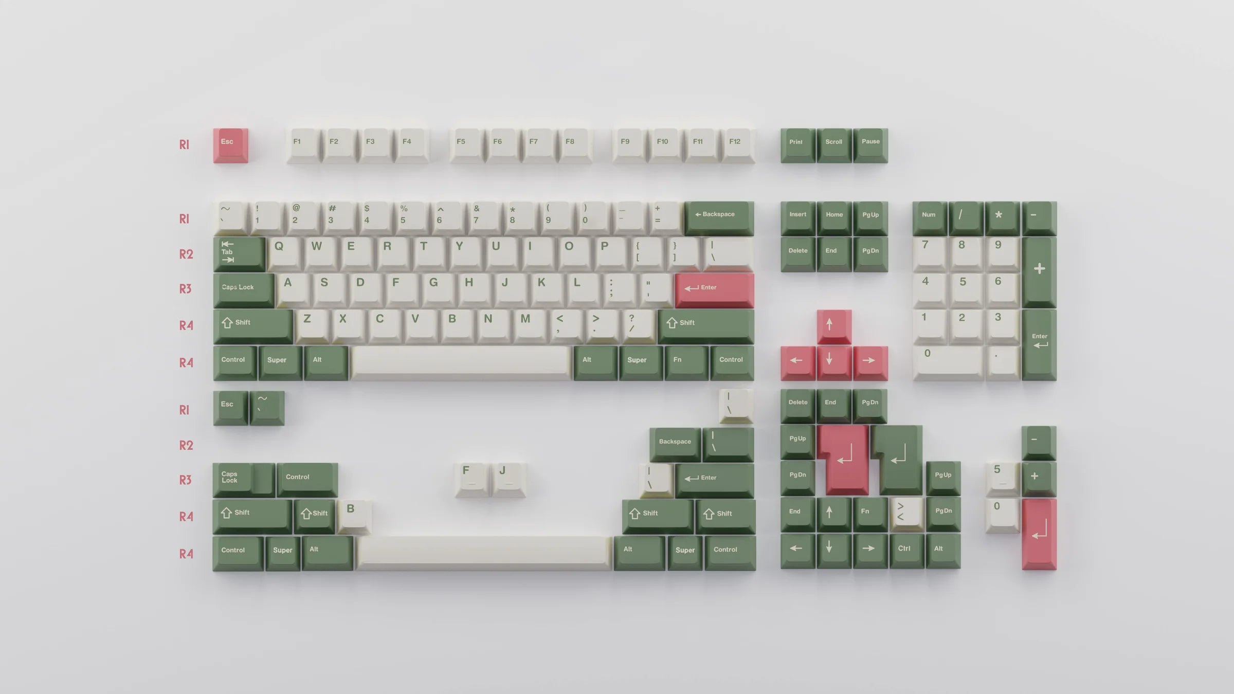 GMK Hanami Dango Keycaps