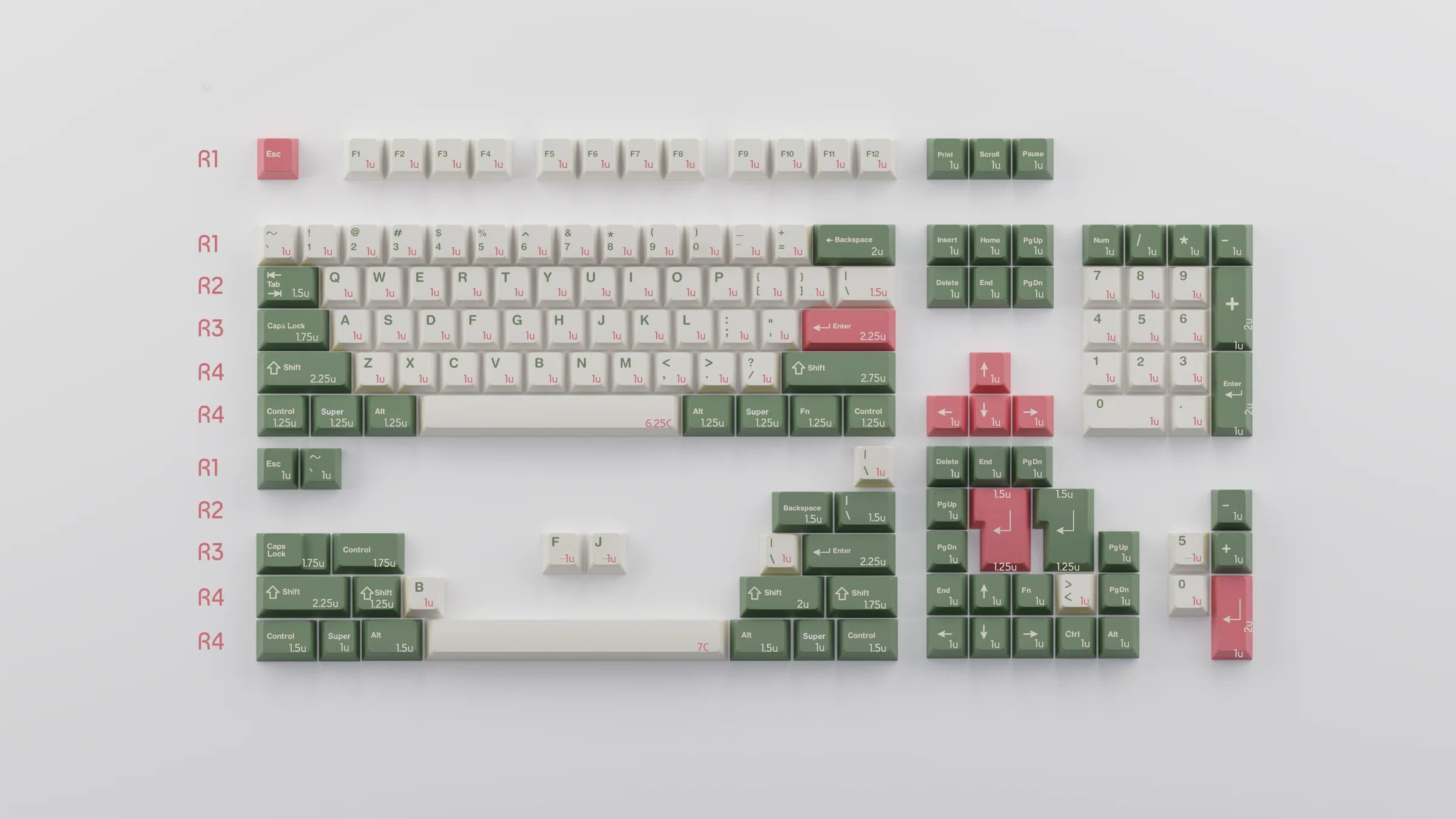 GMK Hanami Dango Keycaps