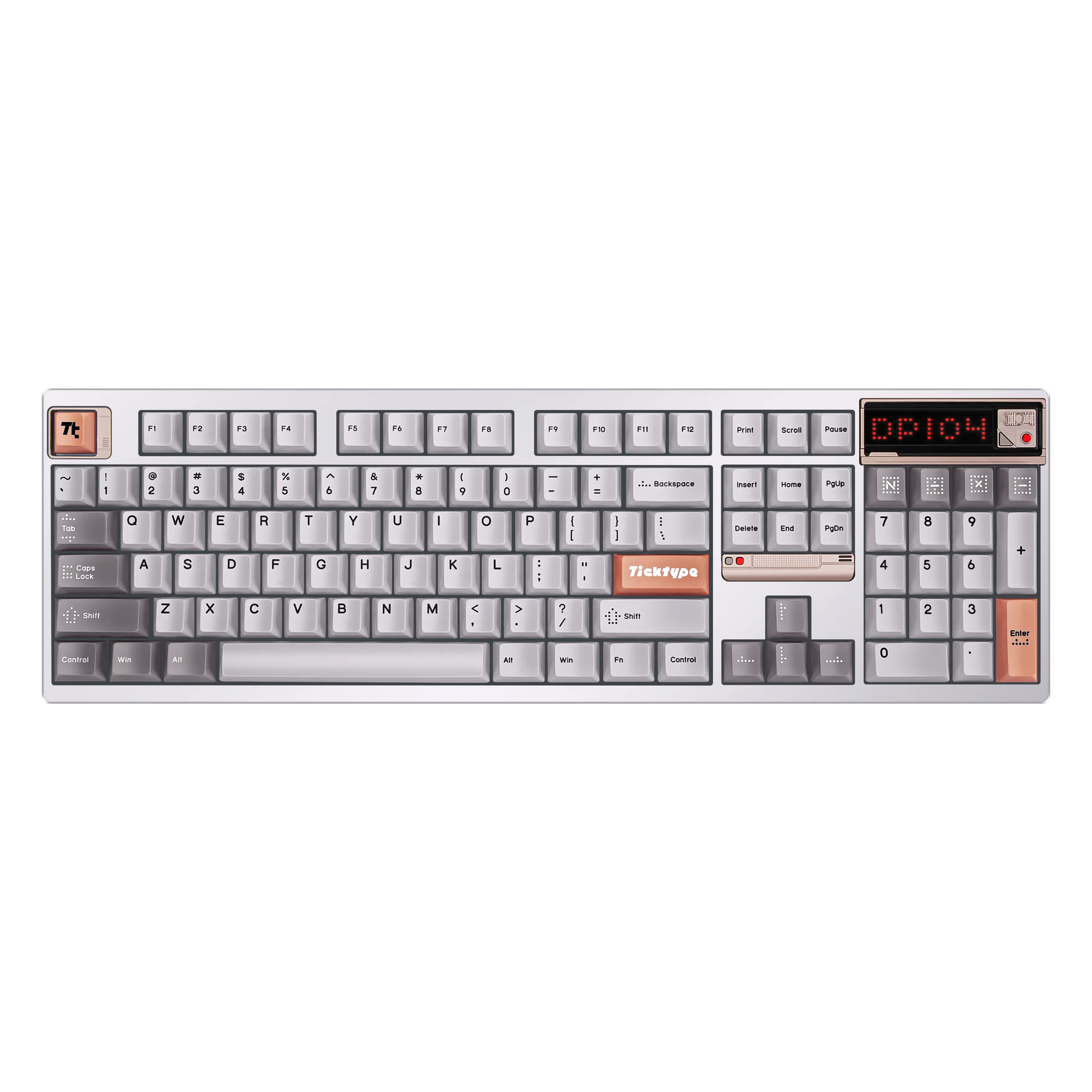 Ticktype DP104 Wireless Tri-mode Mechanical Keyboard