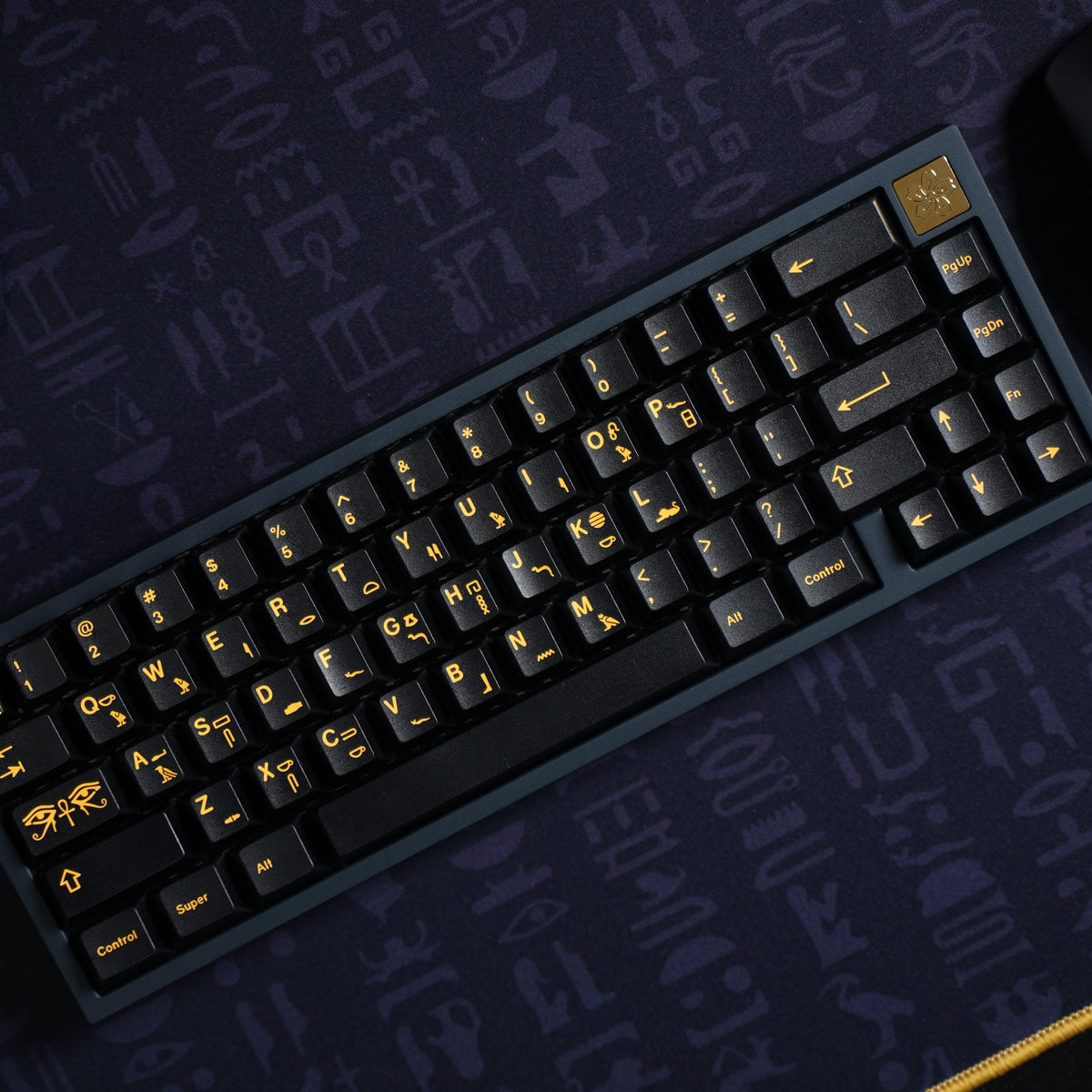 Fuji 65v2 Swirl Keyboard - Dark Night