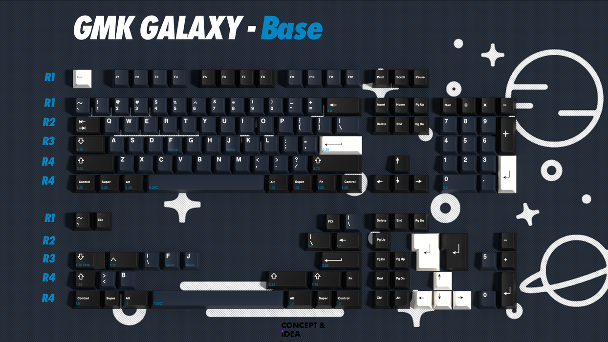 GMK Galaxy Keycaps [Preorder]
