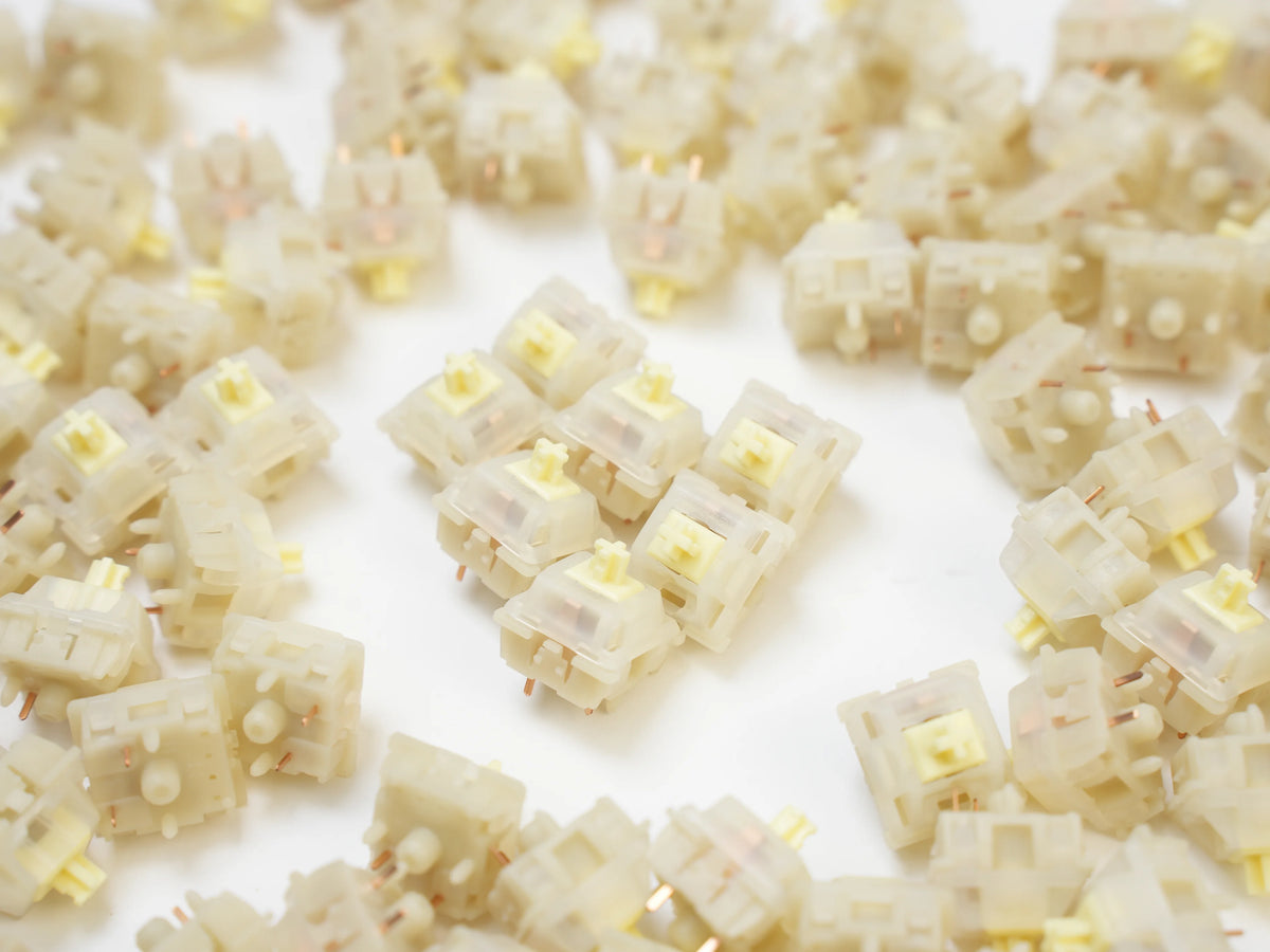 Gateron KS-3X1 Milky Yellow Pro - Heavy Tactile Switch