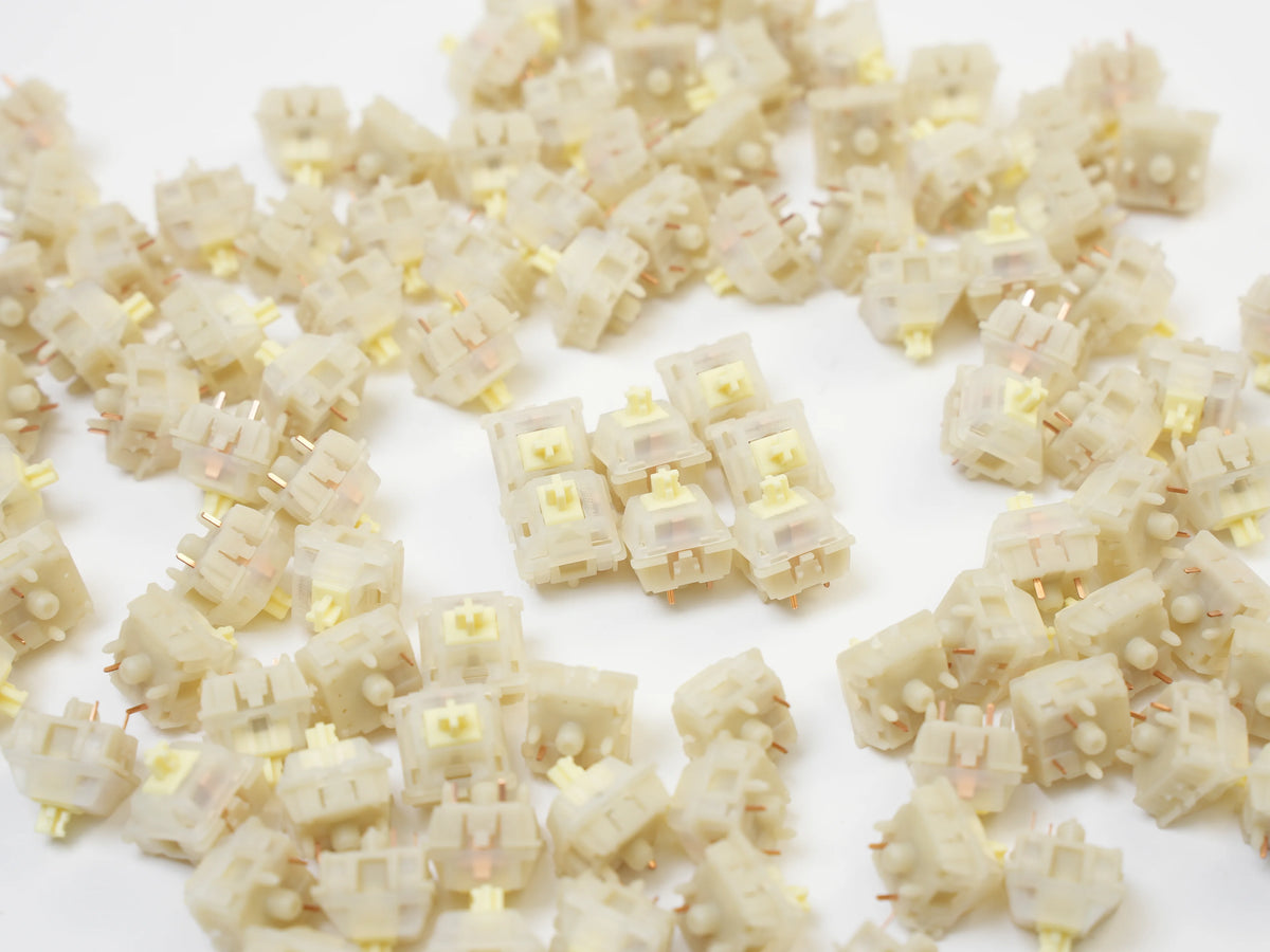 Gateron KS-3X1 Milky Yellow Pro - Heavy Tactile Switch