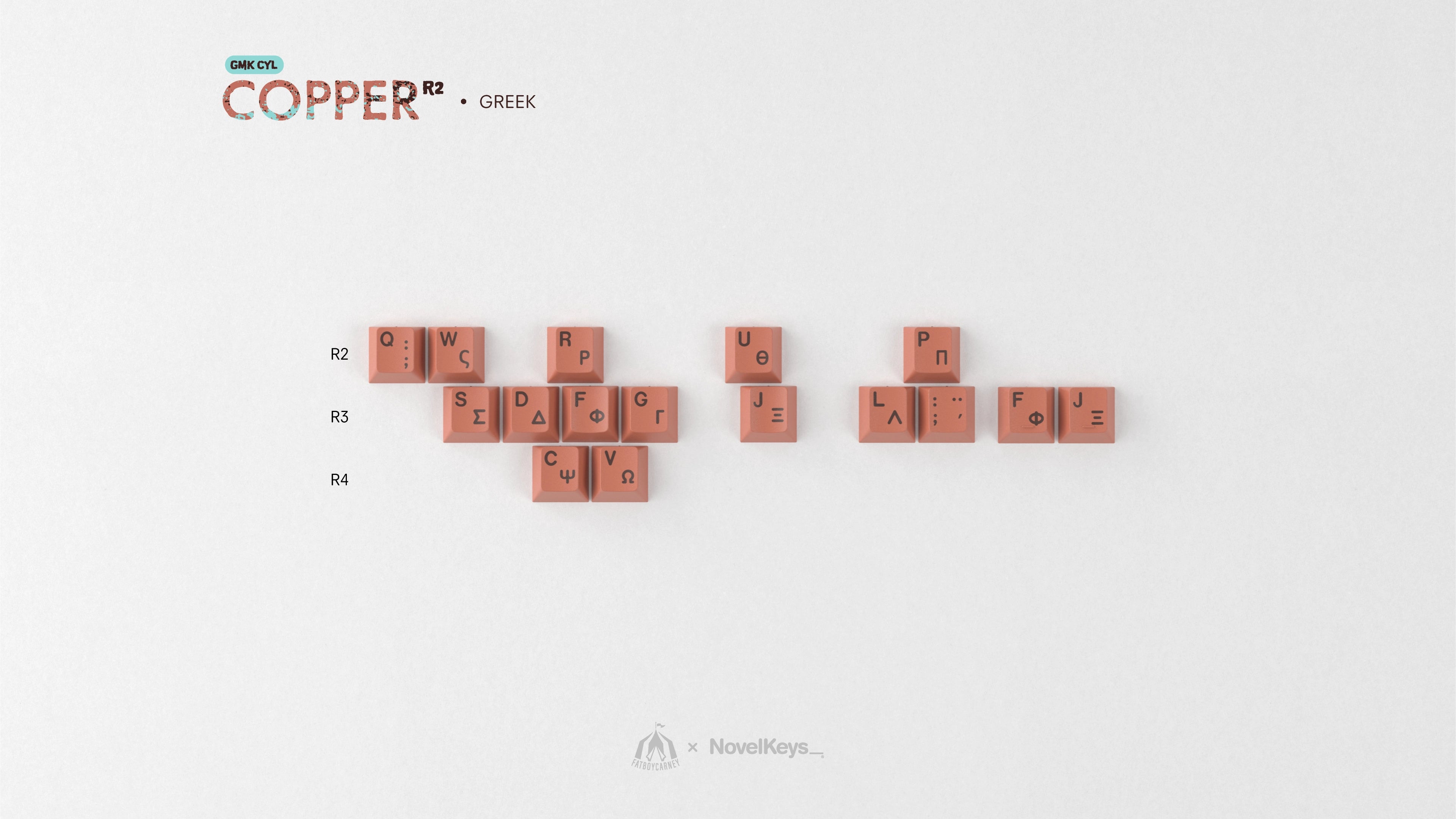 GMK CYL Copper R2 Keycaps [Pre-order]