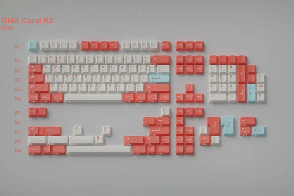 GMK CYL Coral R2 Keycaps