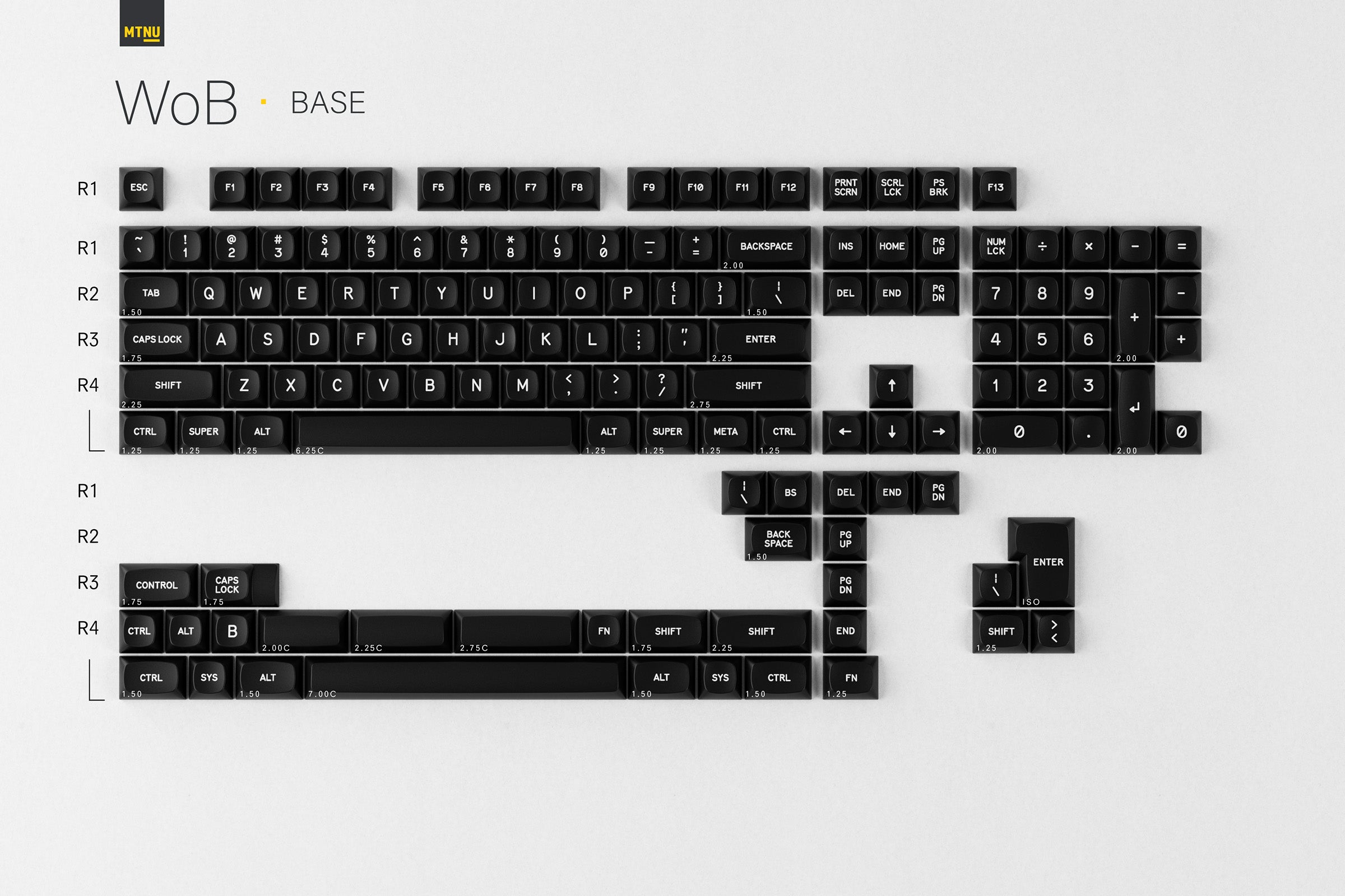 GMK MTNU WoB Keycaps