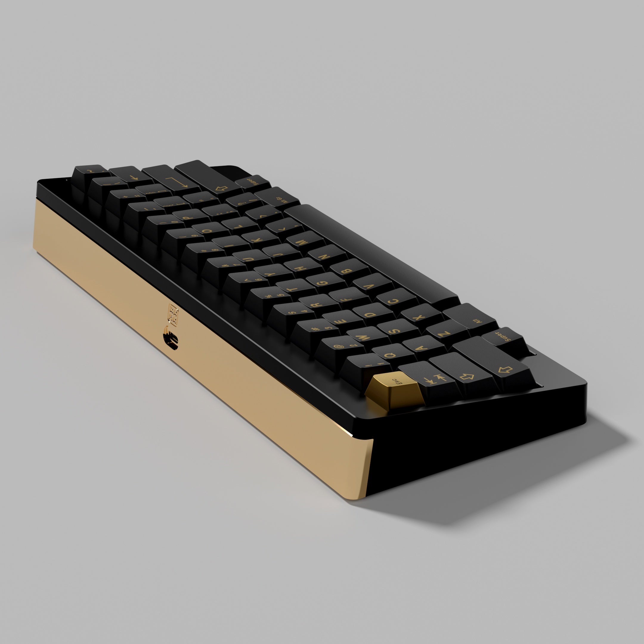 キーボード GMK black and gold base kit + addons GMK Black & Gold