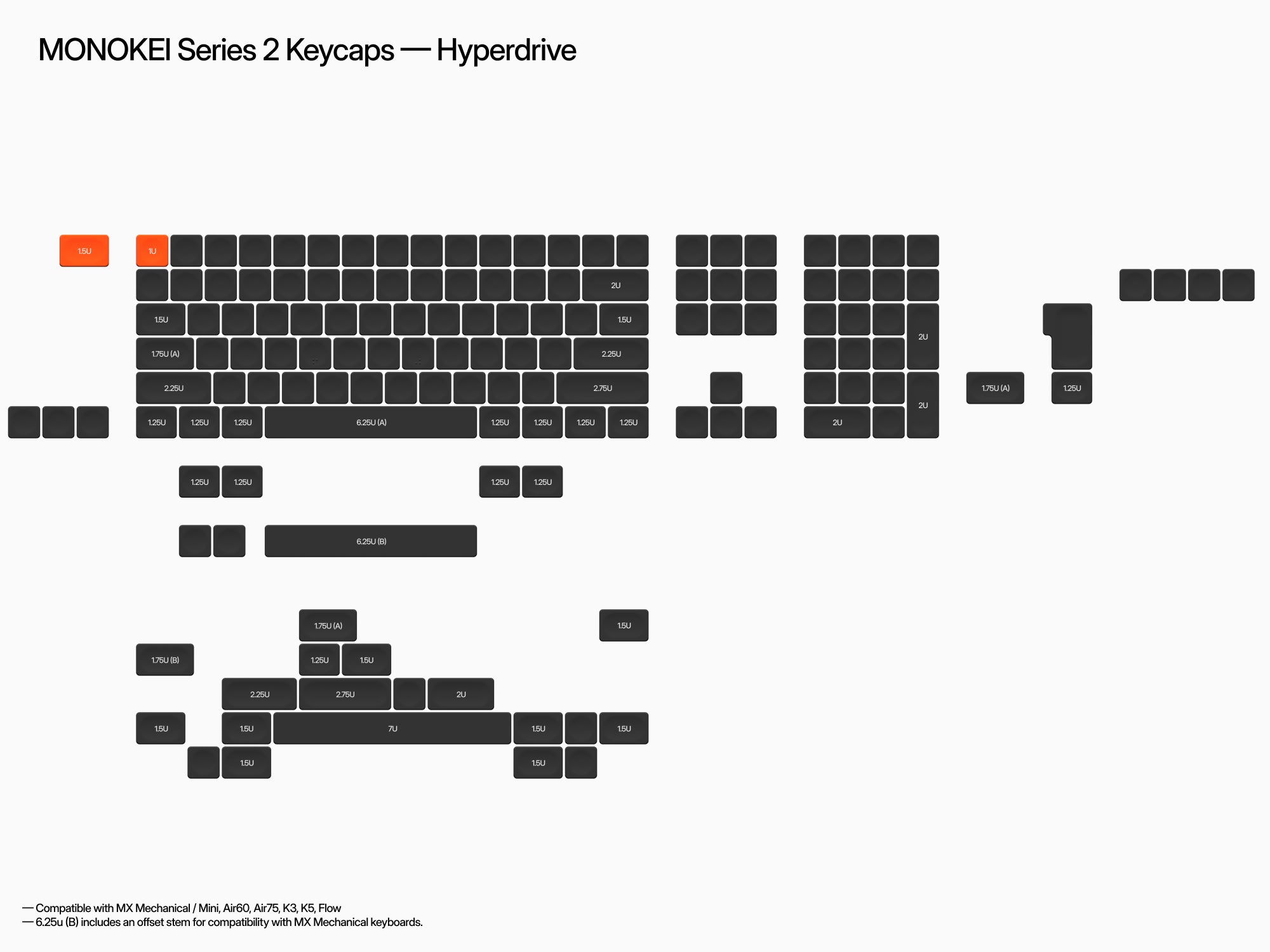 Monokei - Series 2 Keycaps