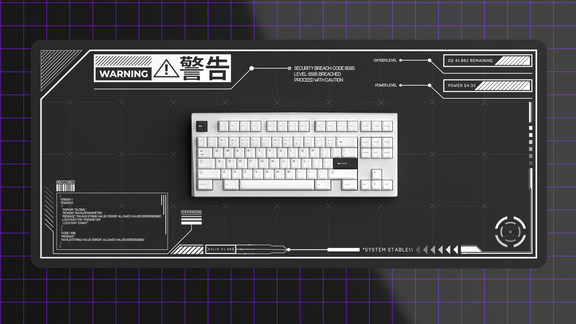 Cyber Cell Deskmat