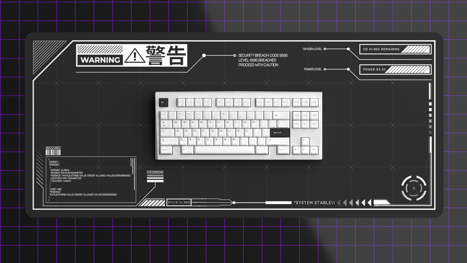 Cyber Cell Deskmat