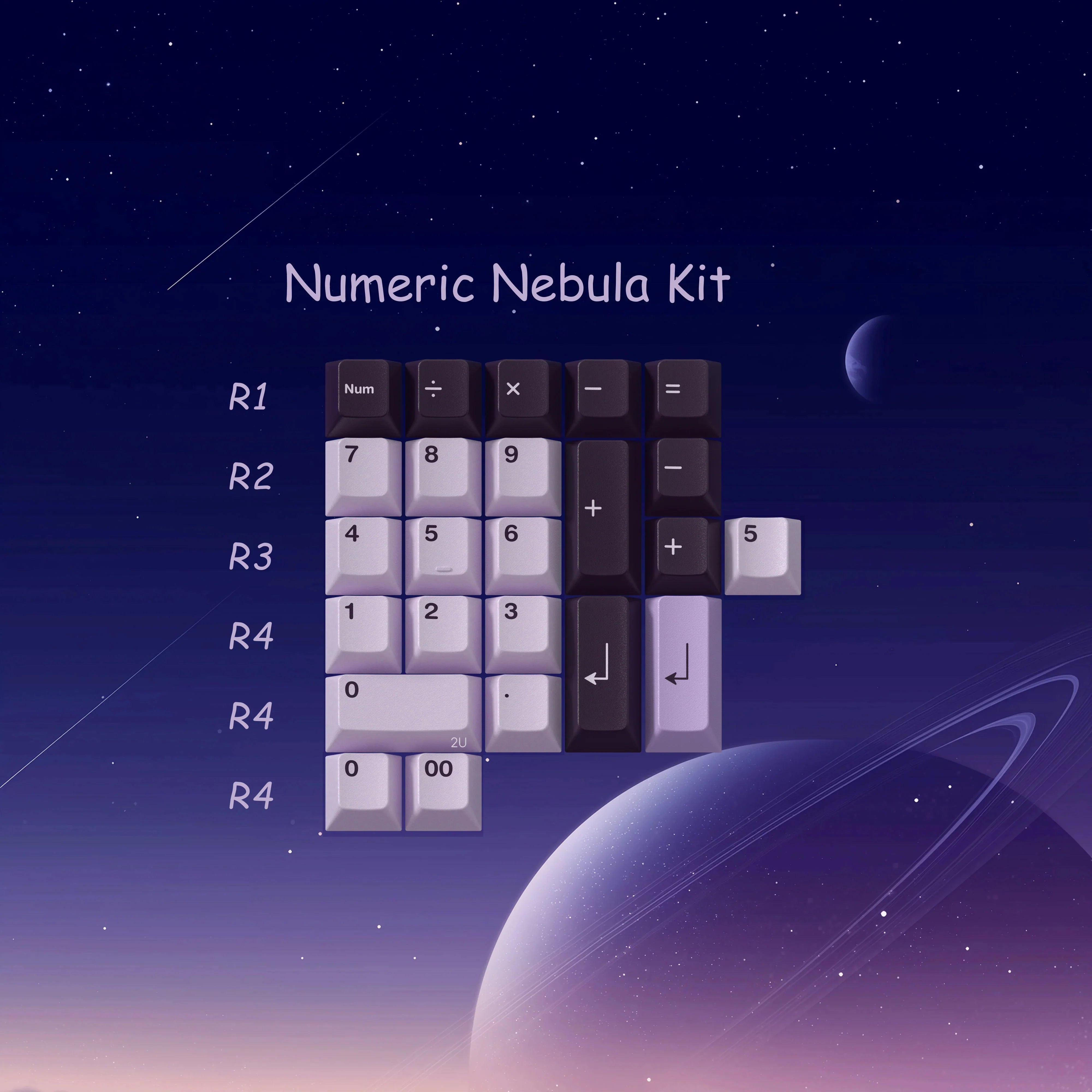 PBTfans Astraeus Keycaps