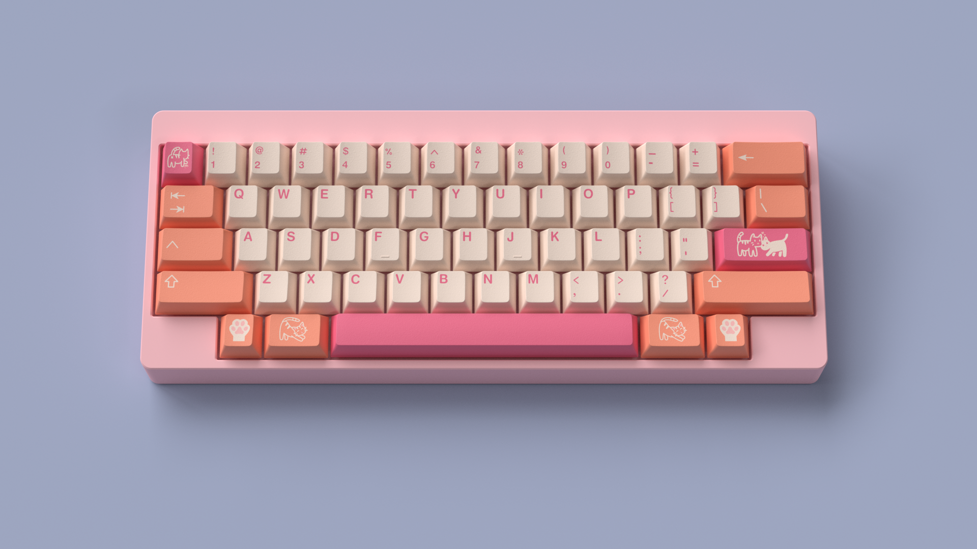 GMK CYL Orange Boi Keycaps