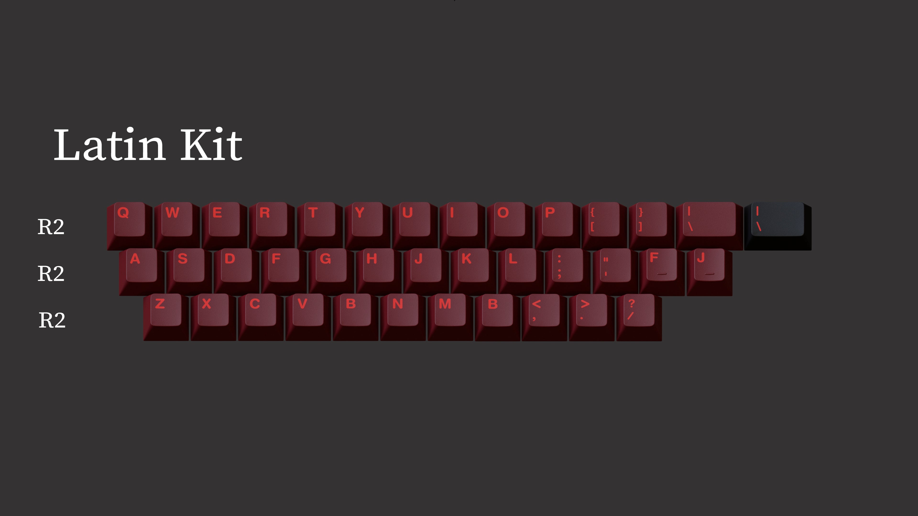 GMK Infernal Keycaps