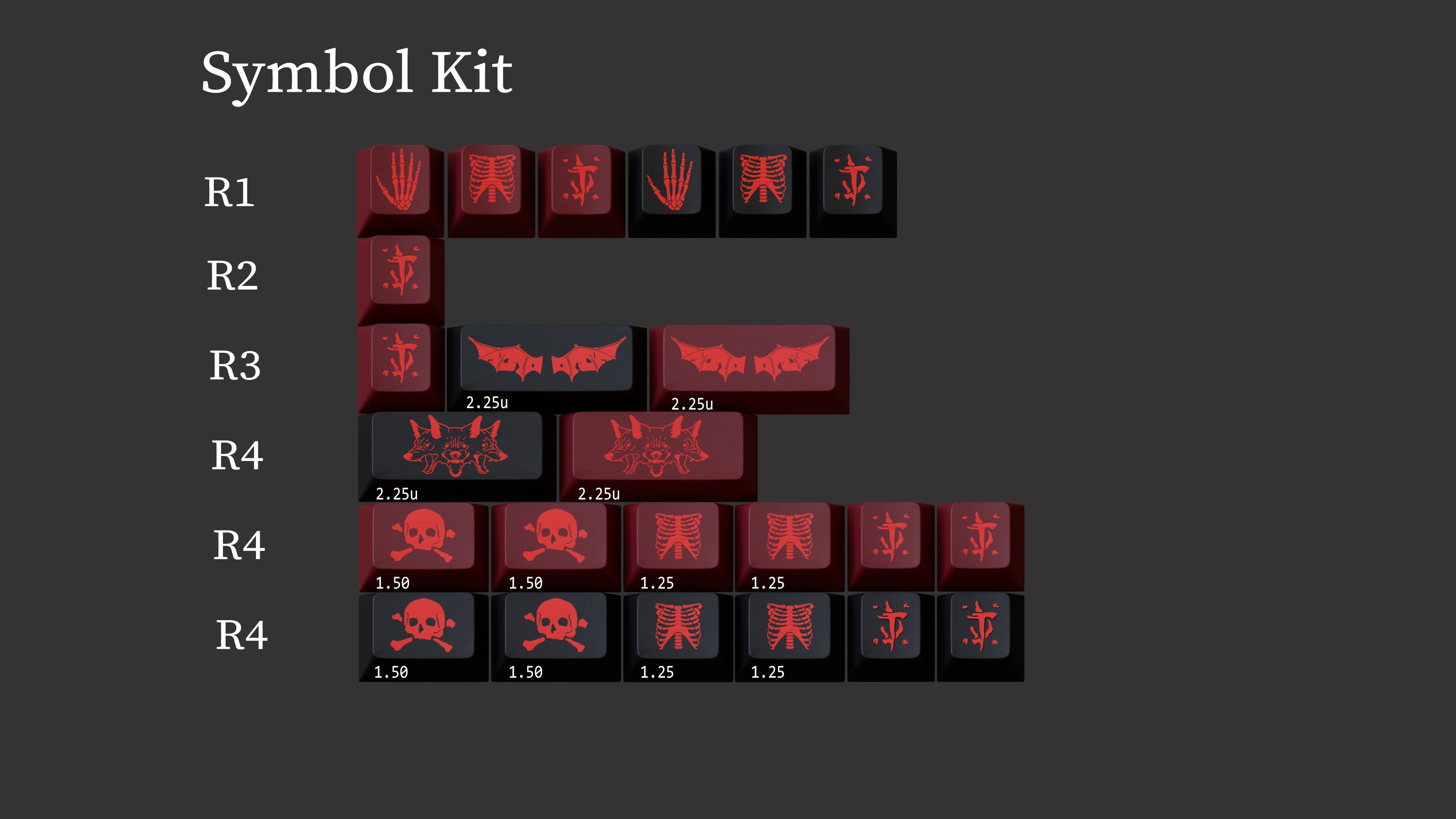 GMK Infernal Keycaps