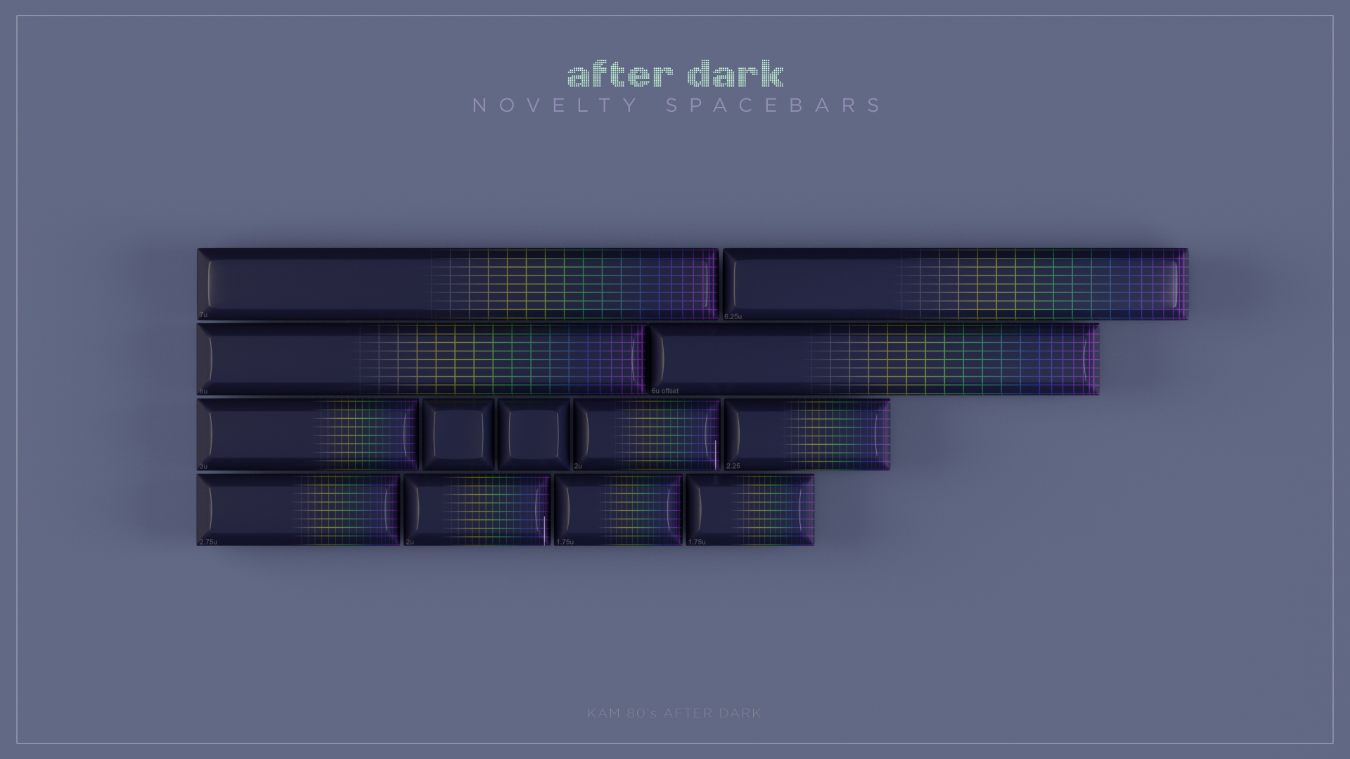 KAM 80s After Dark Keycaps