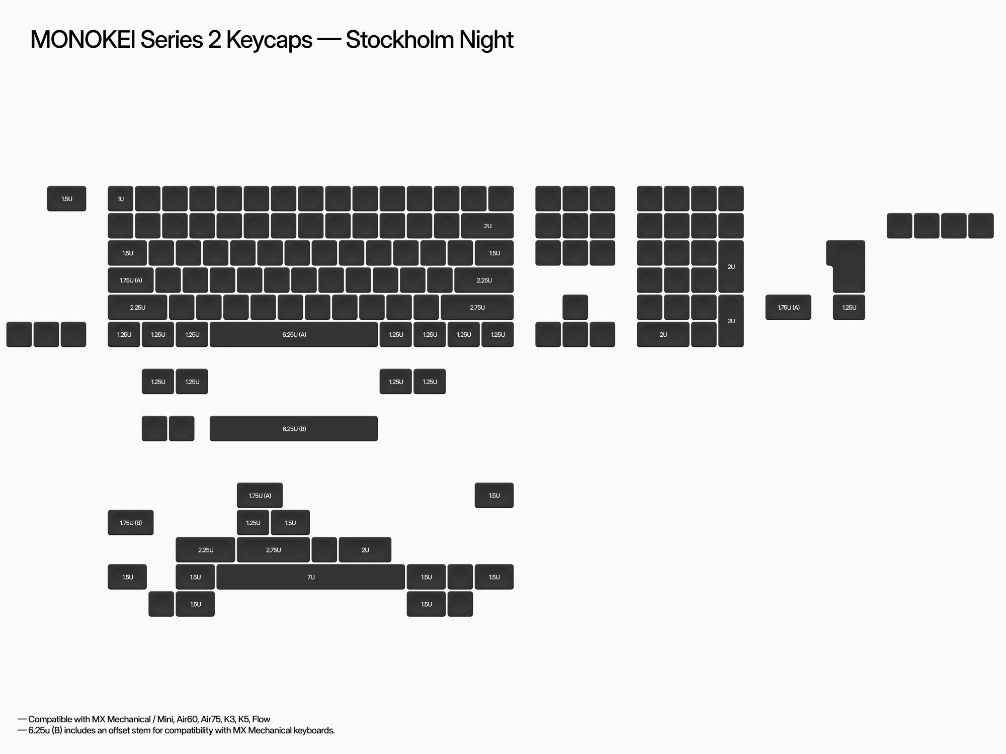 Monokei - Series 2 Keycaps