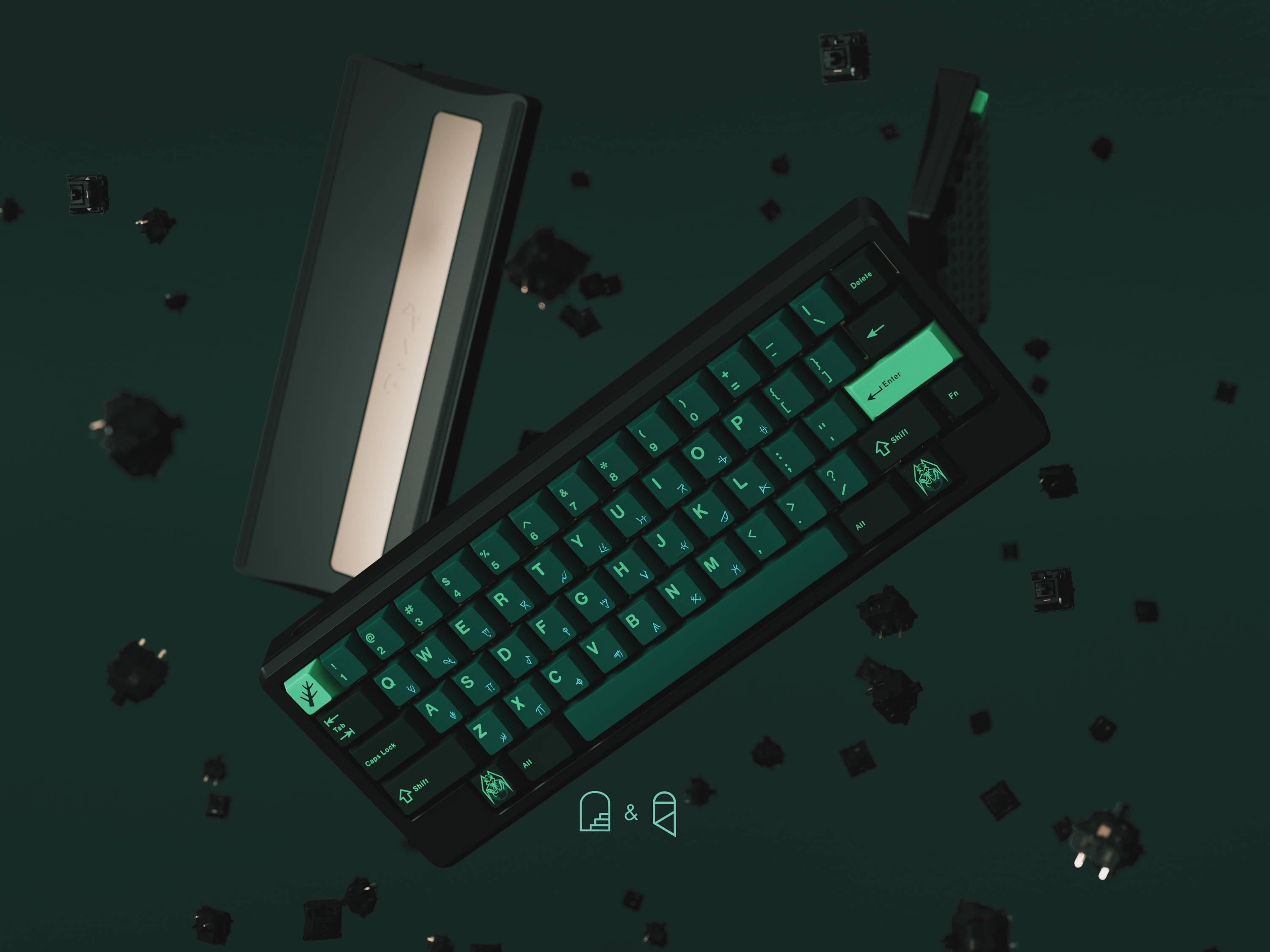 GMK CYL Terror Below Keycaps